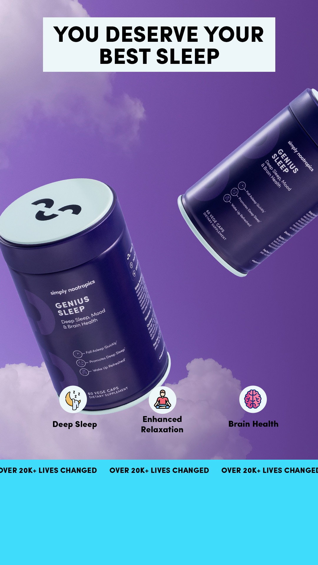 Simply Nootropics Facebook ad