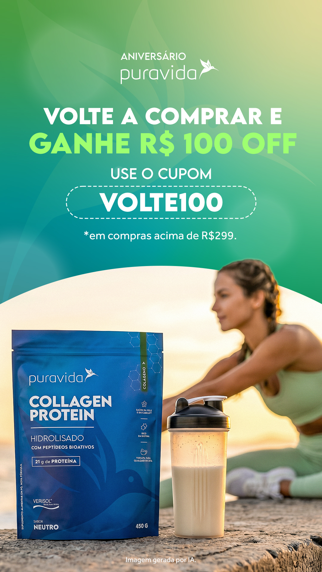 Puravida Facebook ad