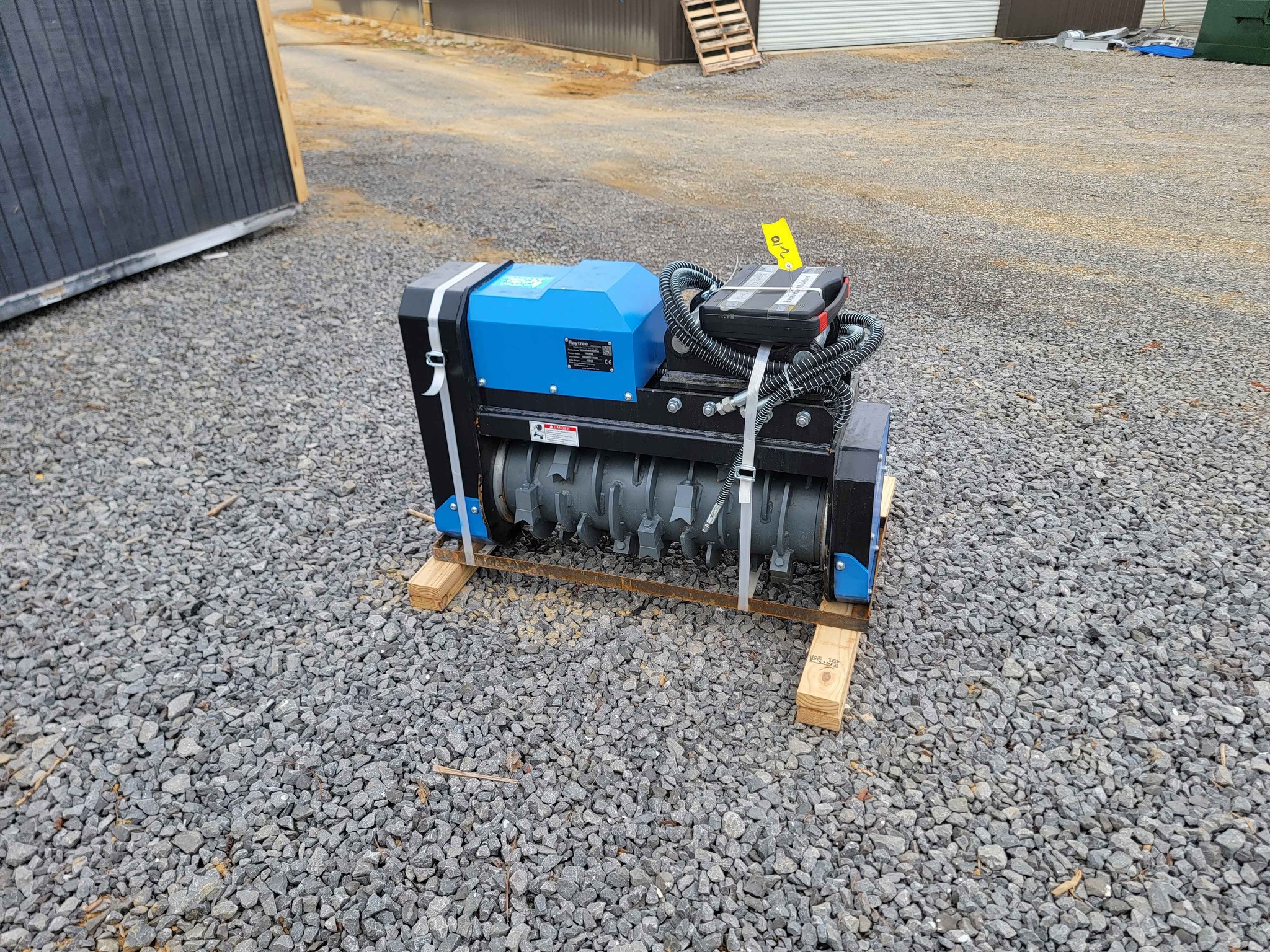 Randy Hinkle Facebook ad: Drum mulcher for excavator