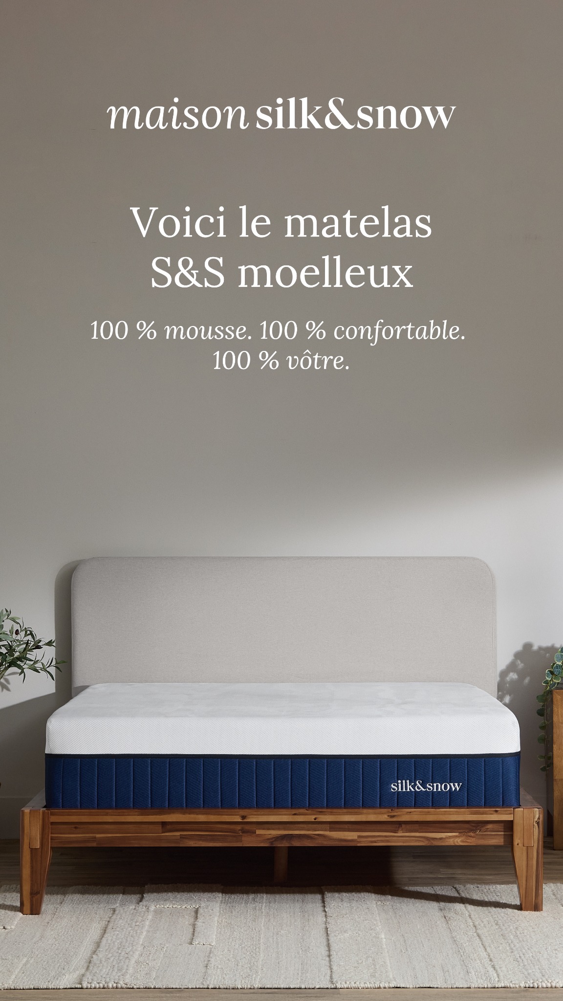 Maison Silk & Snow Facebook ad