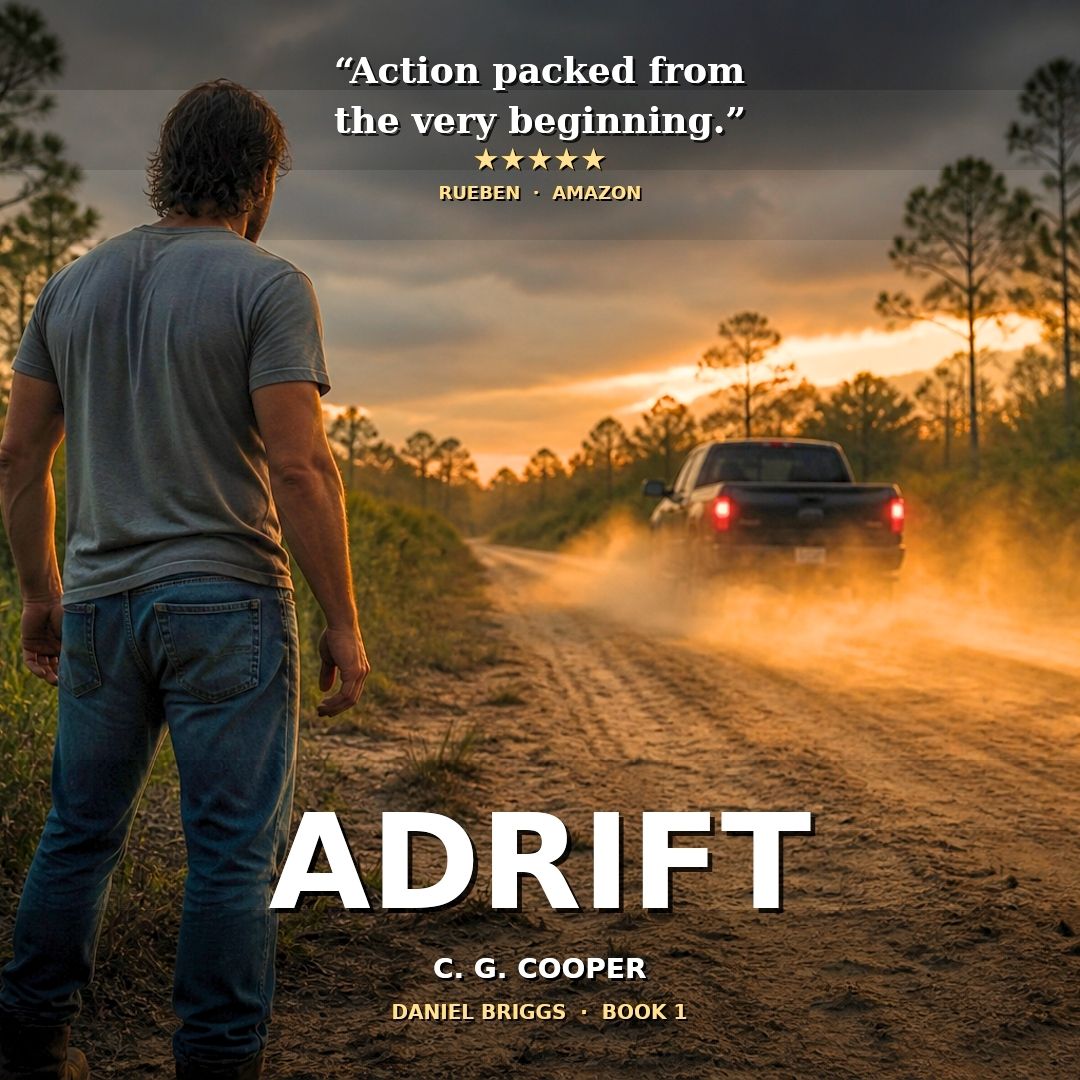 C. G. Cooper, Author Facebook ad