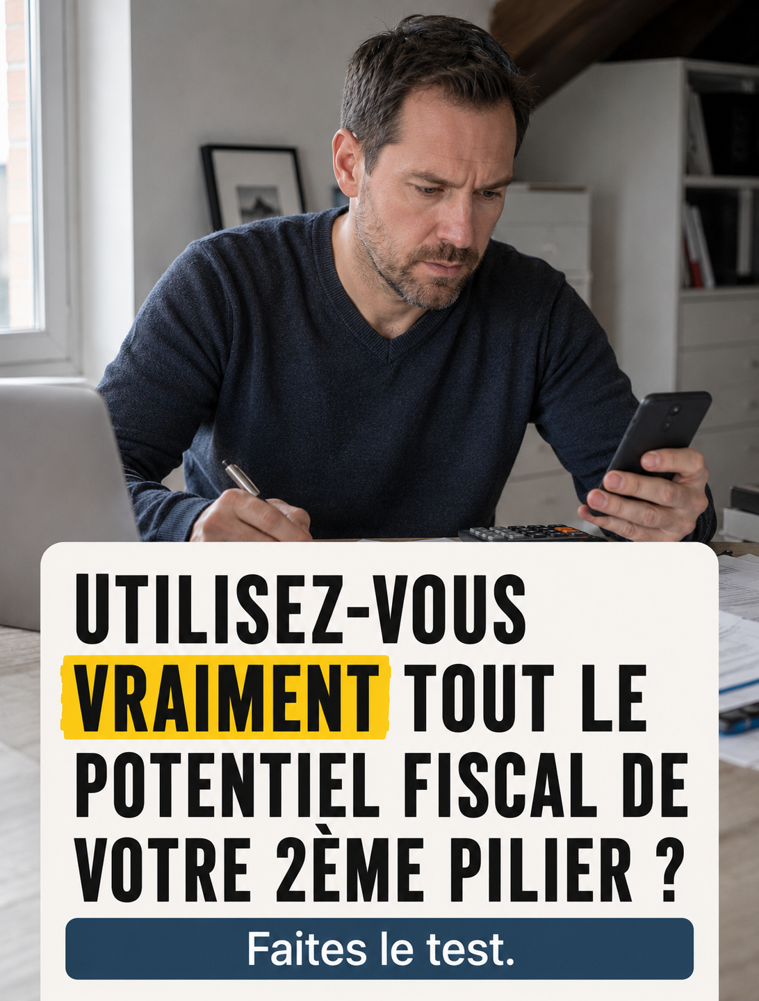 Mon Patrimoine Suisse Facebook ad: Pourriez-vous payer moins d'impôts grâce à votre LPP?