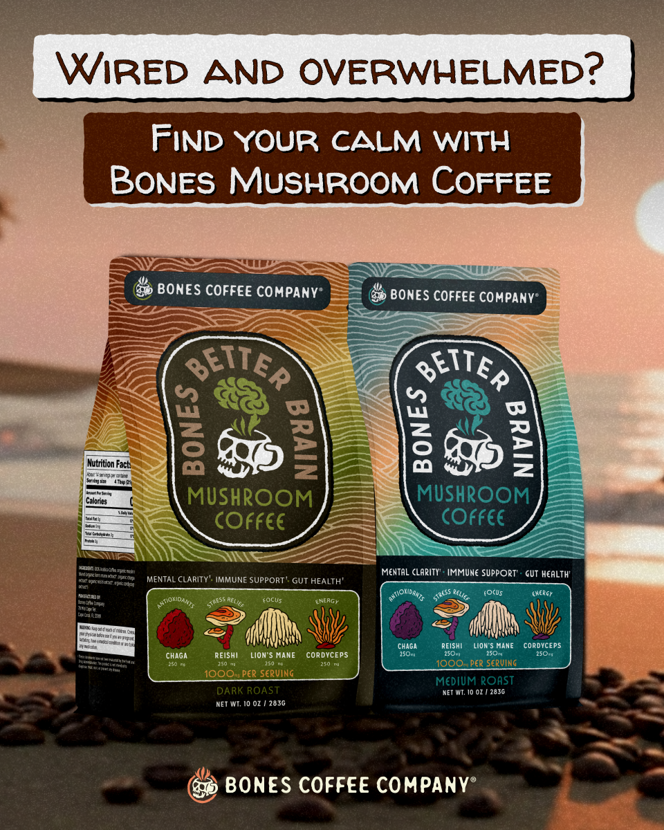 Bones Coffee Company Facebook ad