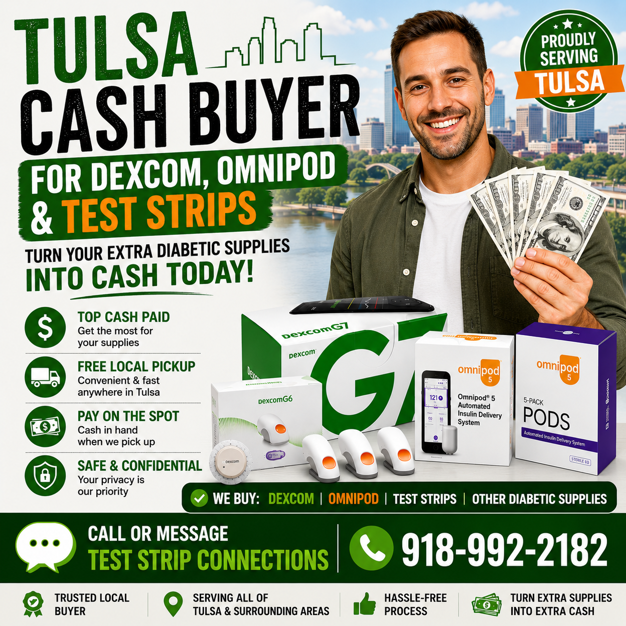 Test Strip Connections Facebook ad