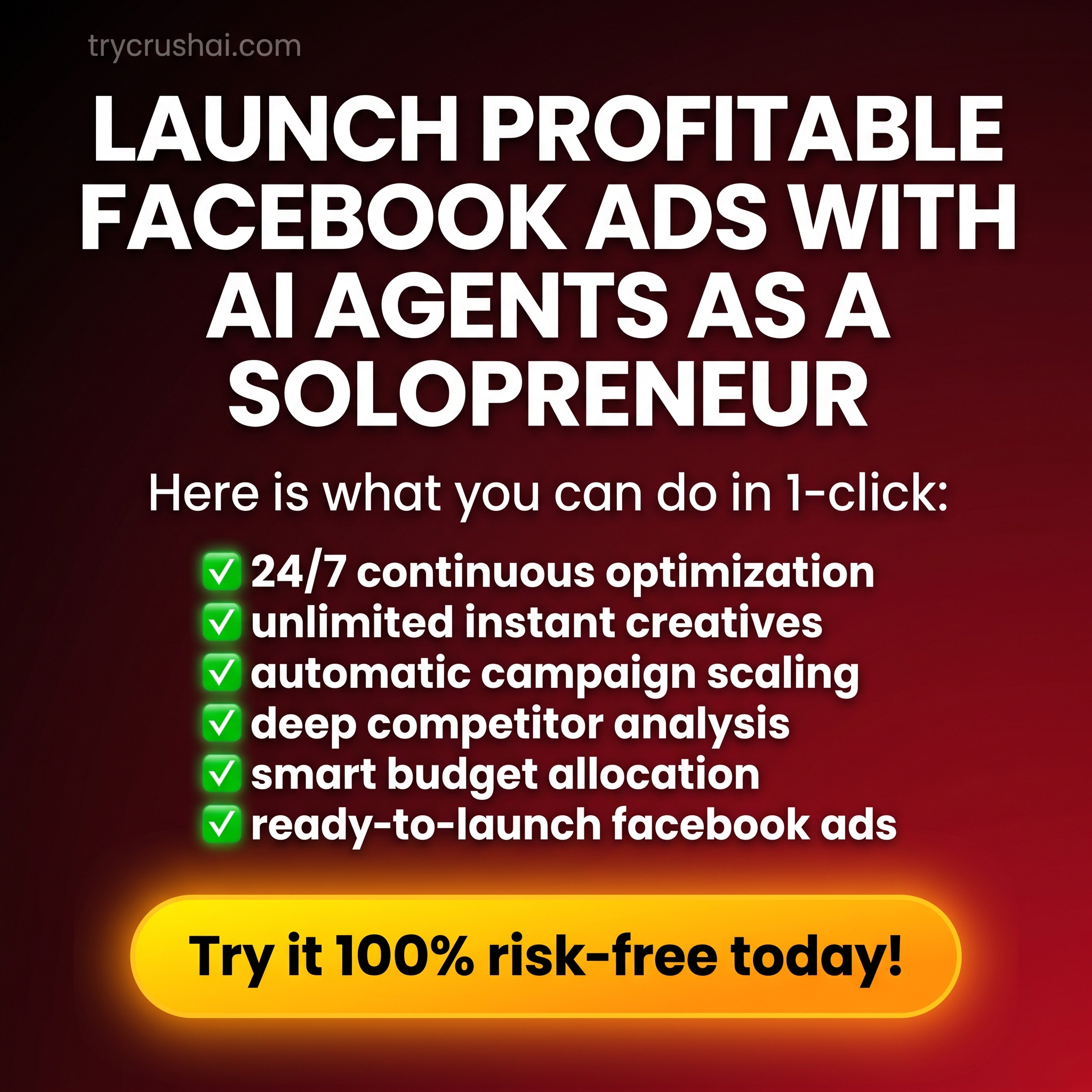 trycrush.ai Facebook ad