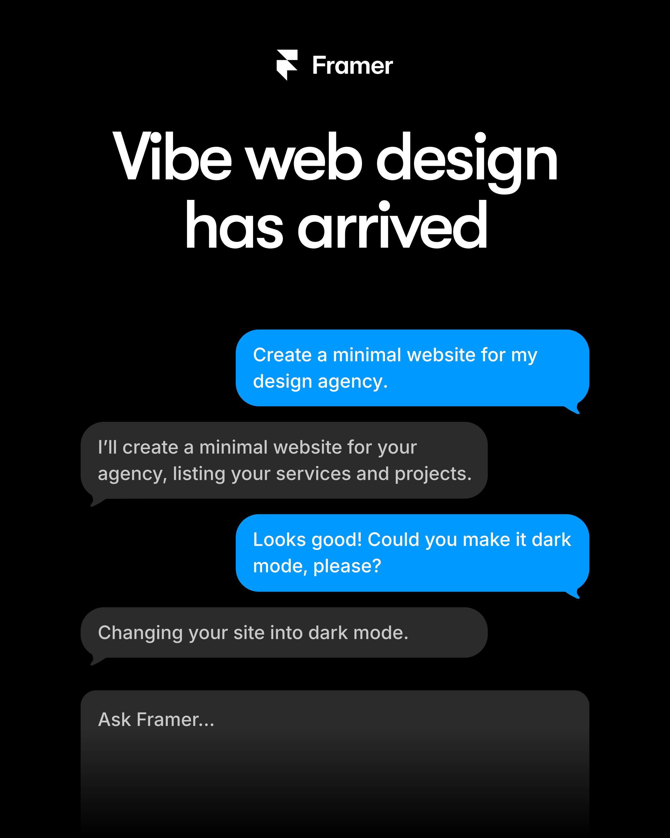 Framer Facebook ad