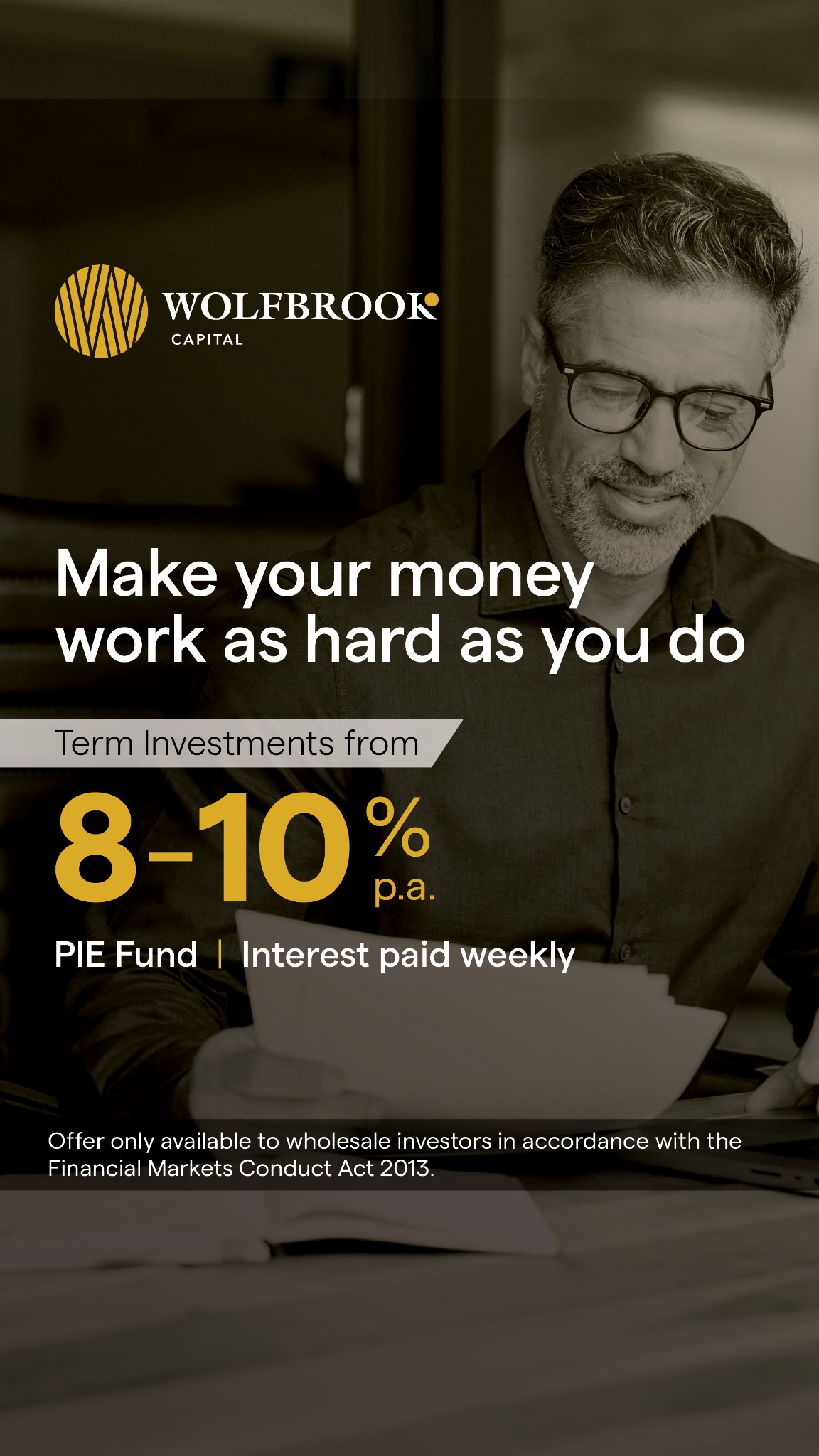 Wolfbrook Capital Facebook ad
