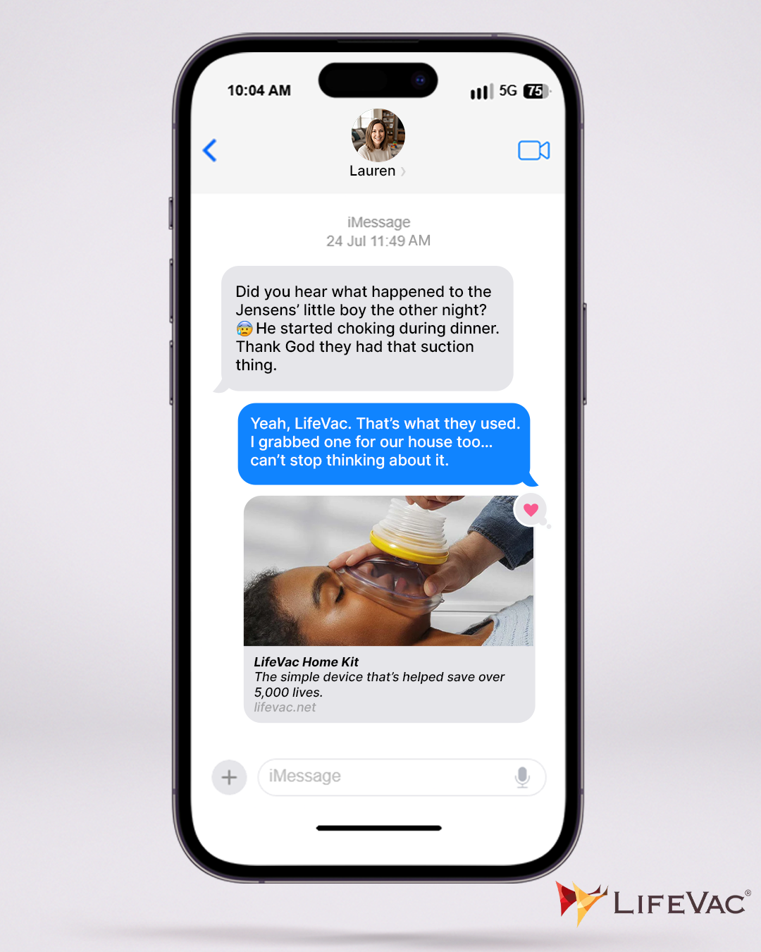 LifeVac USA Facebook ad