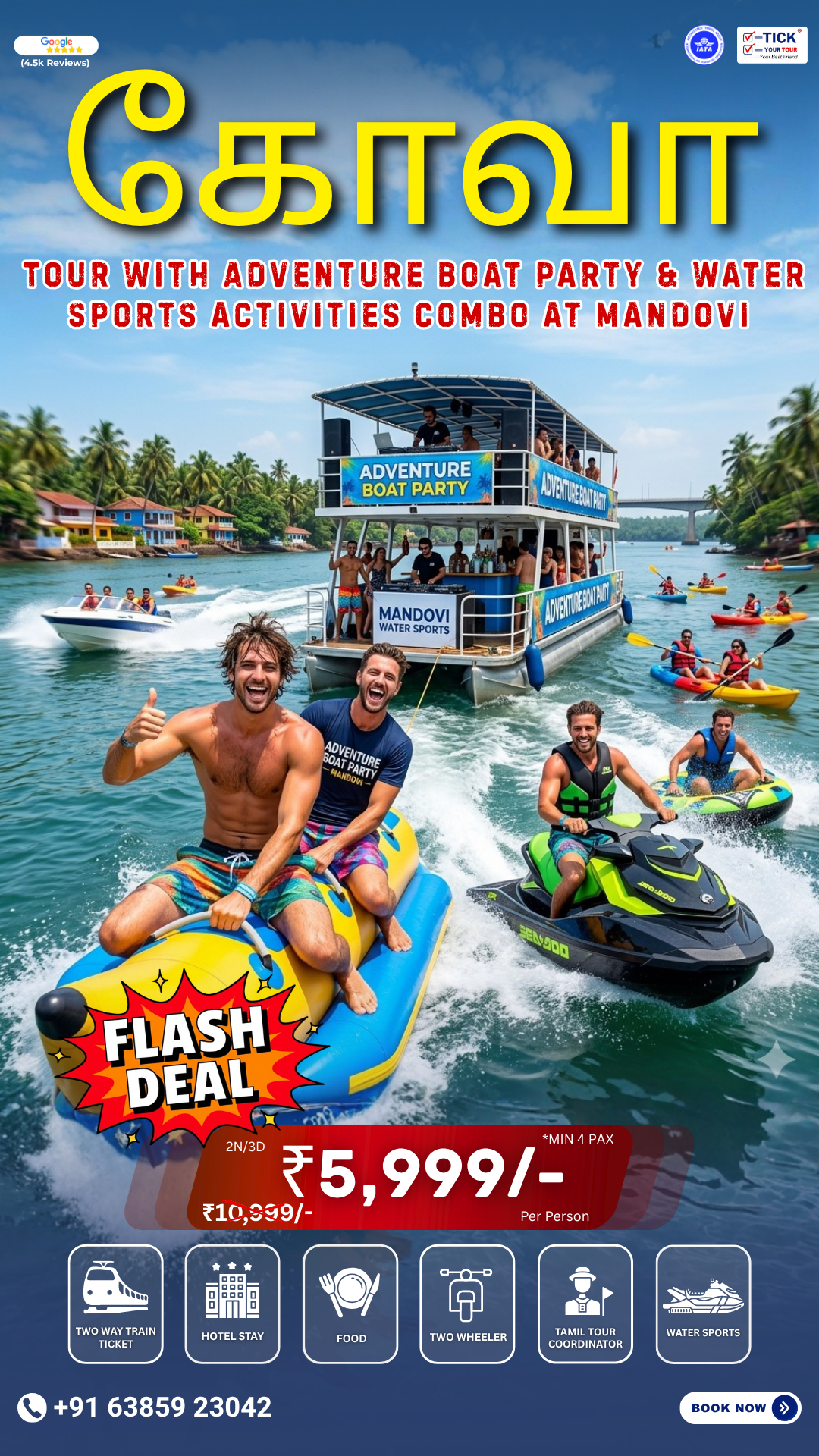 Tick Your Tour Facebook ad