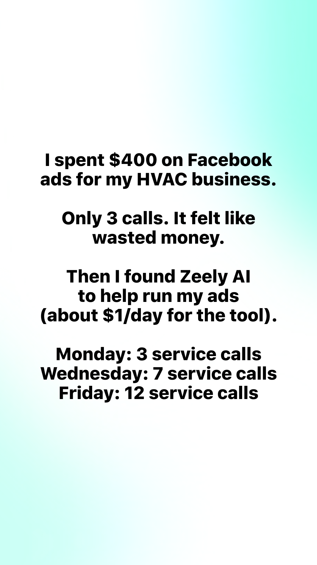 Zeely Facebook ad