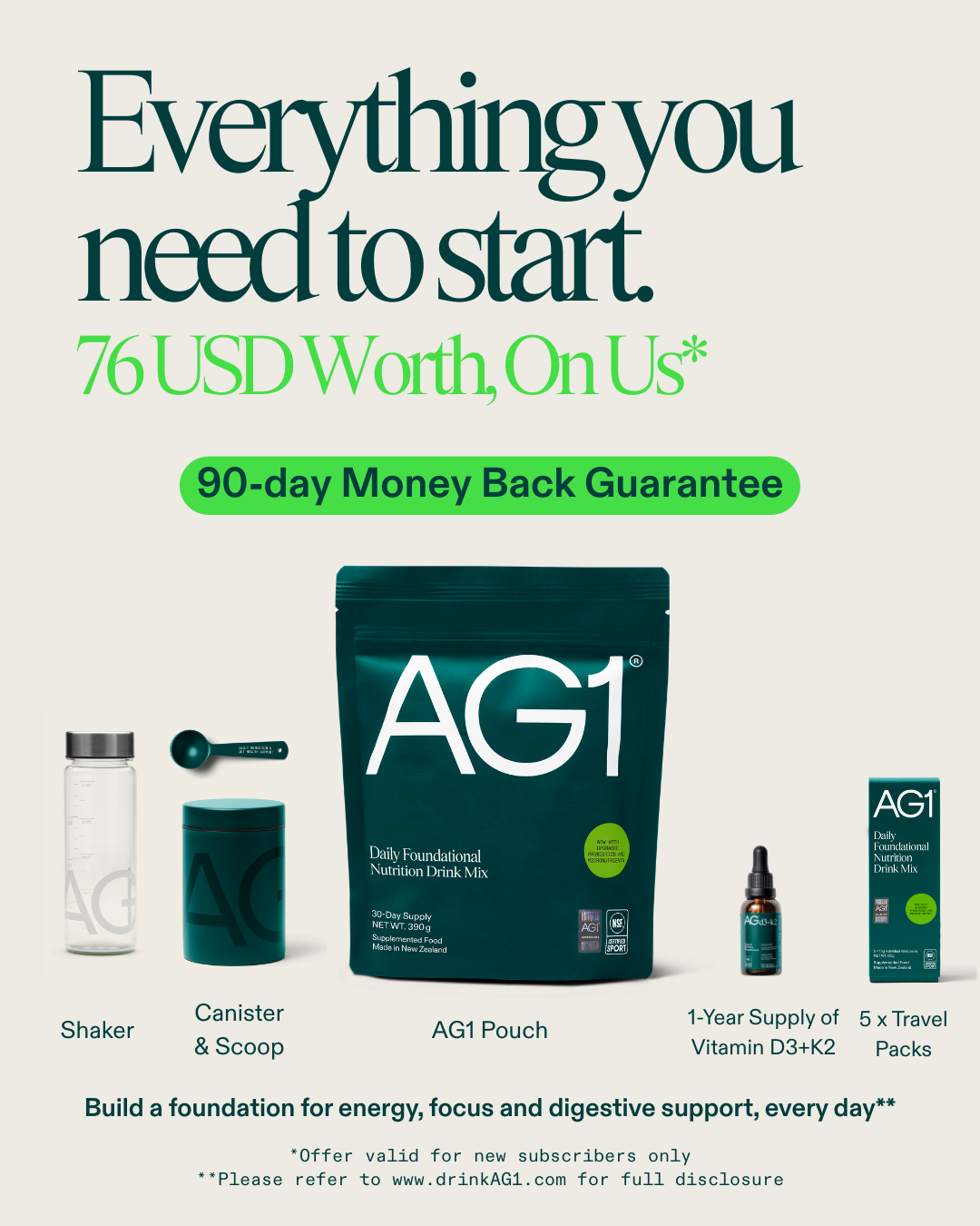 AG1 by Athletic Greens Facebook ad