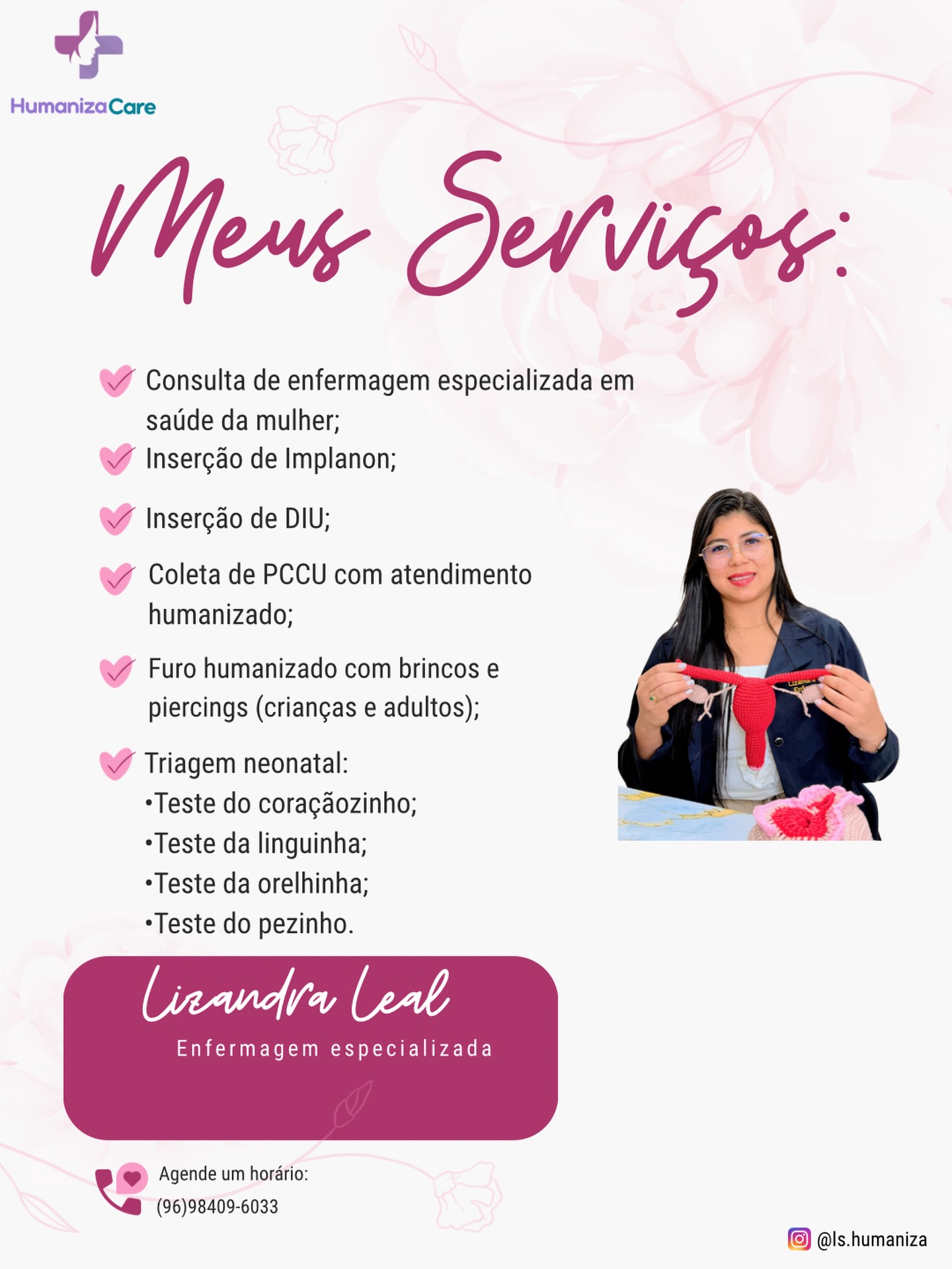 ls.humaniza Facebook ad: Agenda aberta: Cuide de você, sua saúde é…