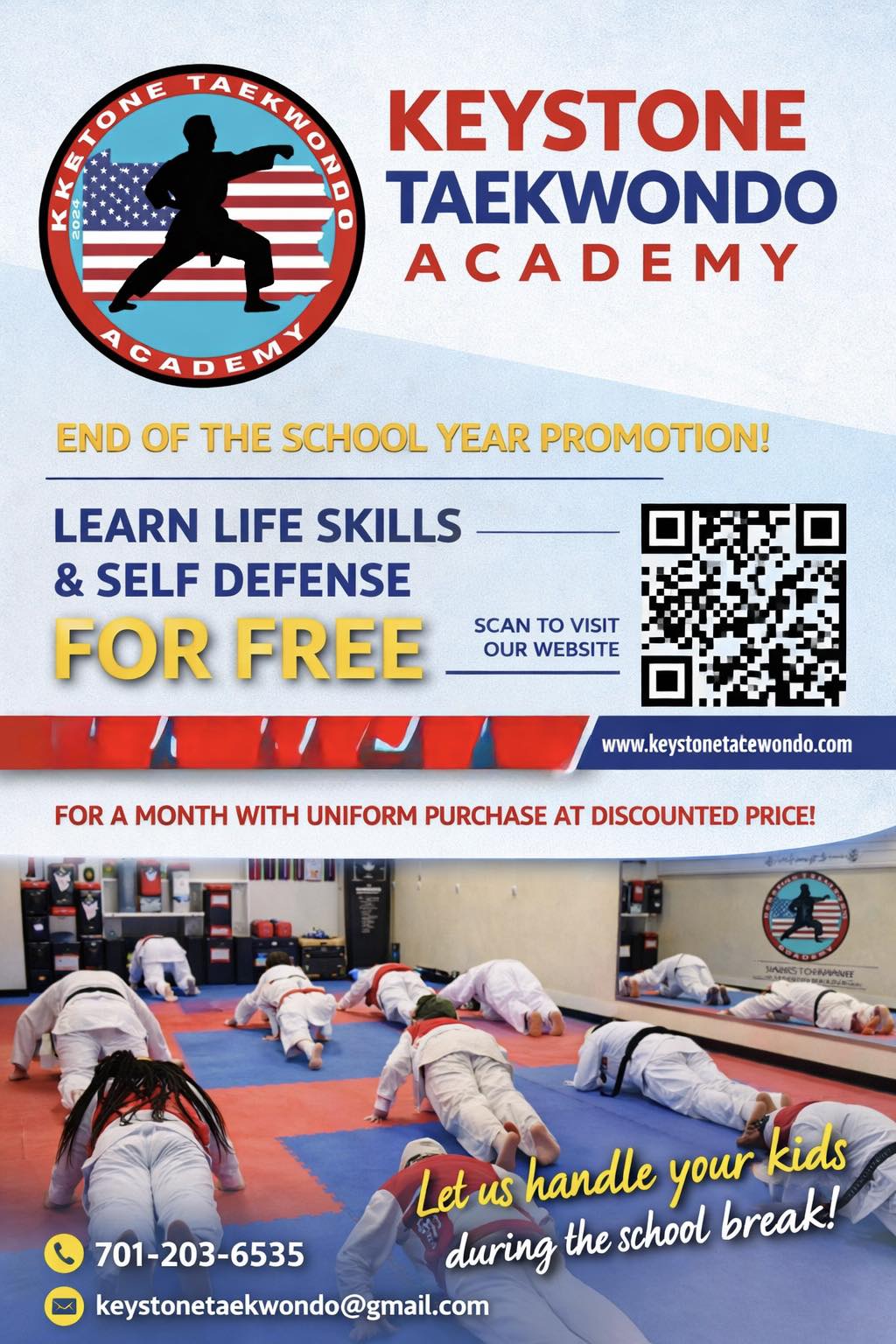 Keystone Taekwondo Academy Facebook ad