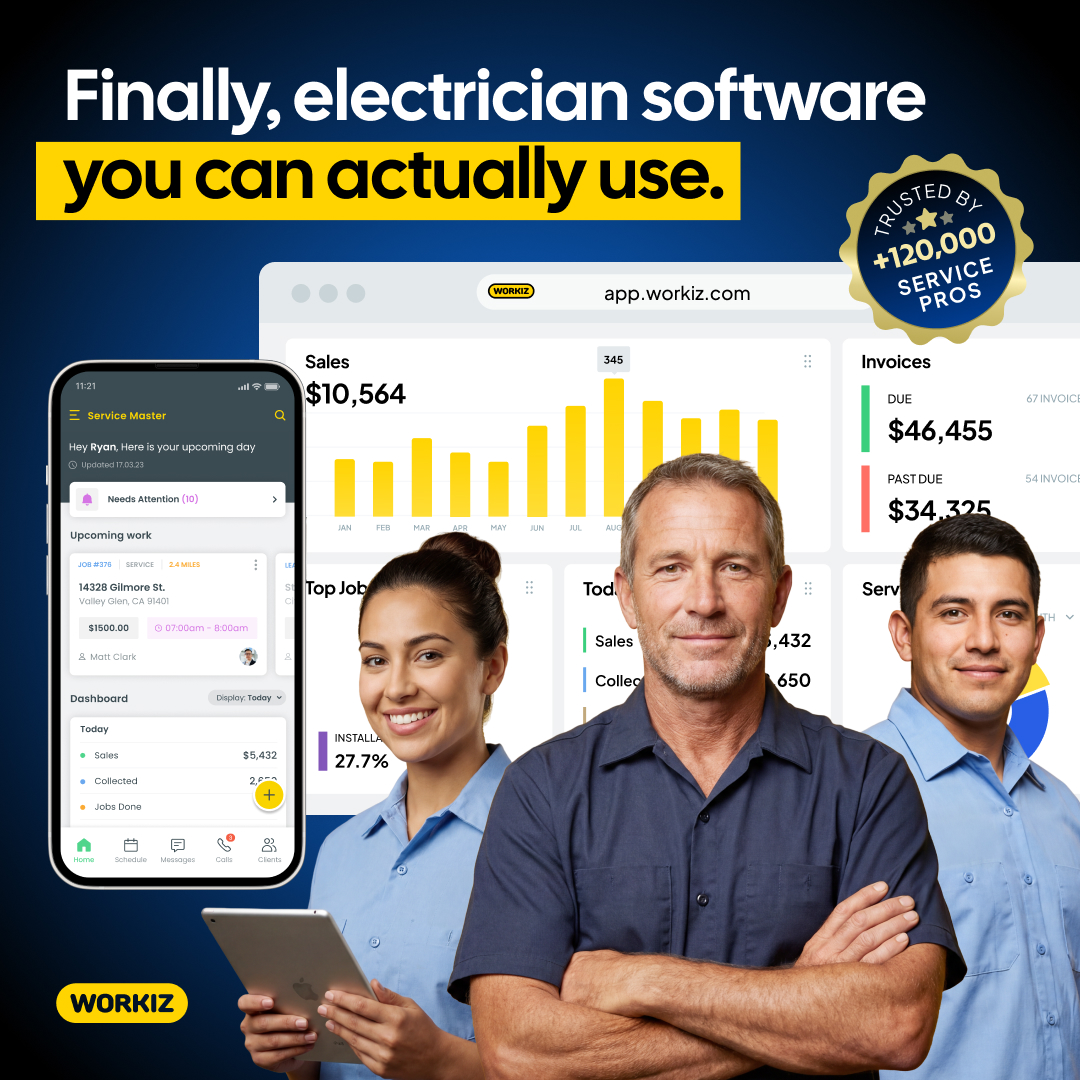 Workiz Facebook ad