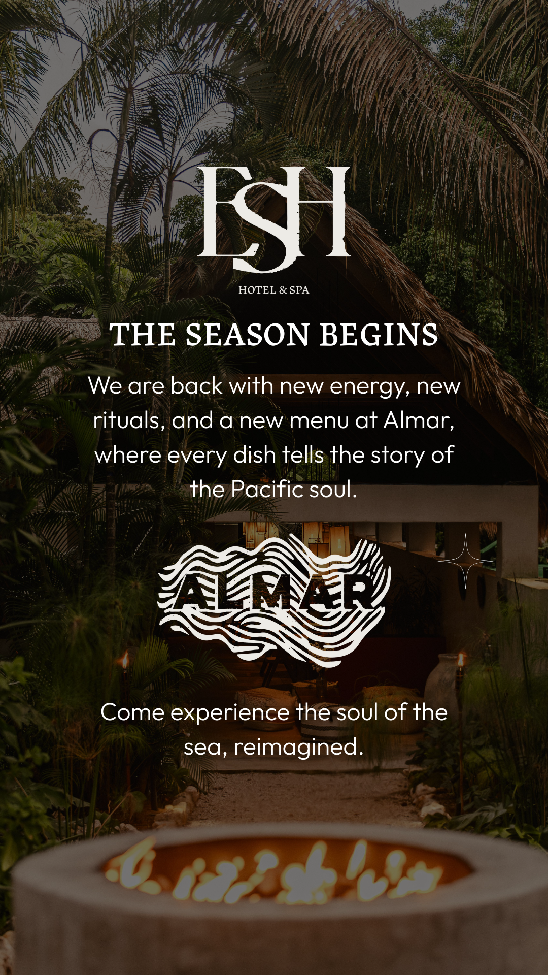 Esh Hotel & Spa Facebook ad from Nov 13, 2025