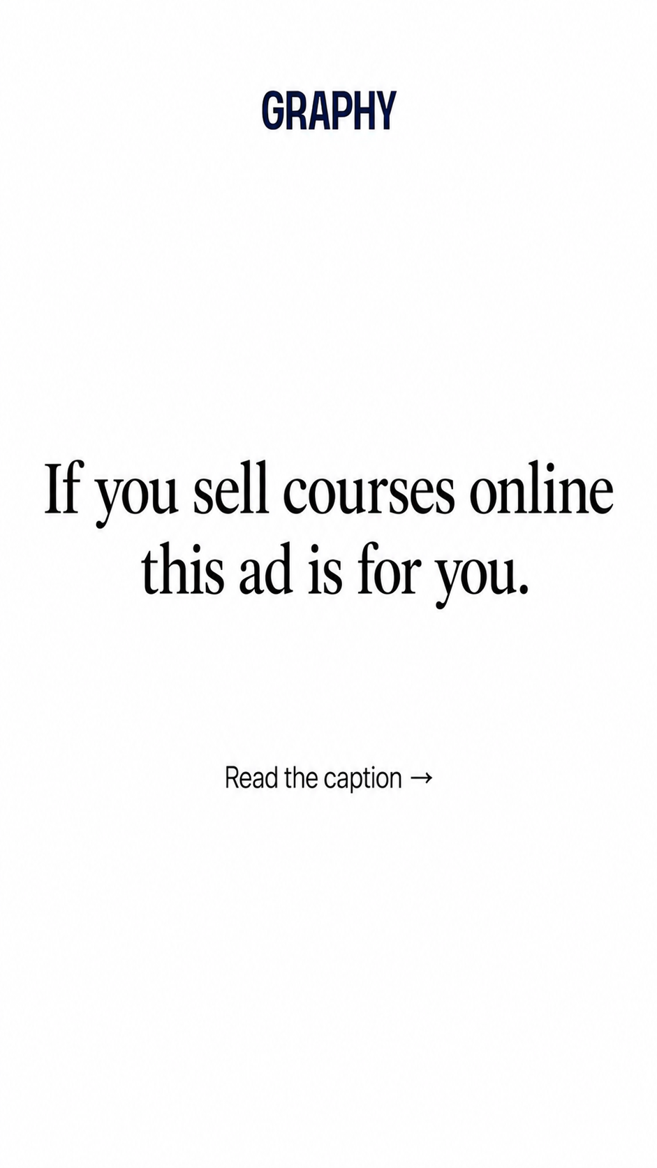 Graphy Facebook ad
