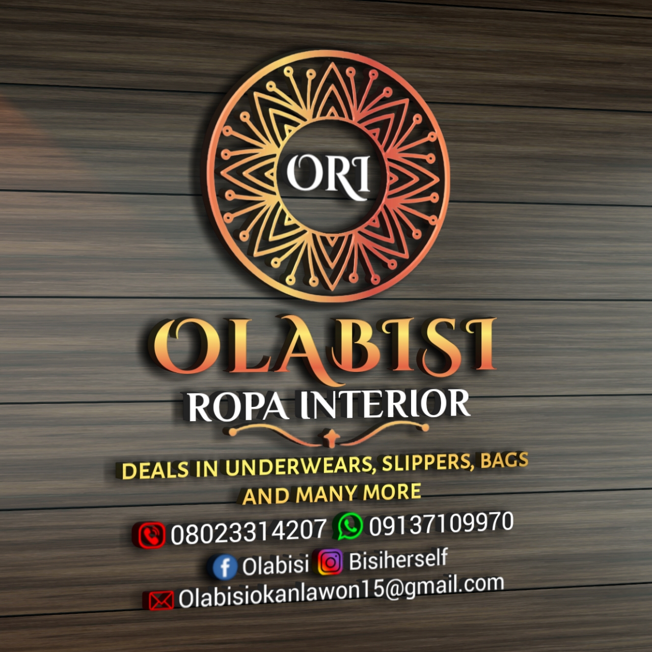 Akinkunmi Emmanuel Facebook ad: Get a design for your brand with just
