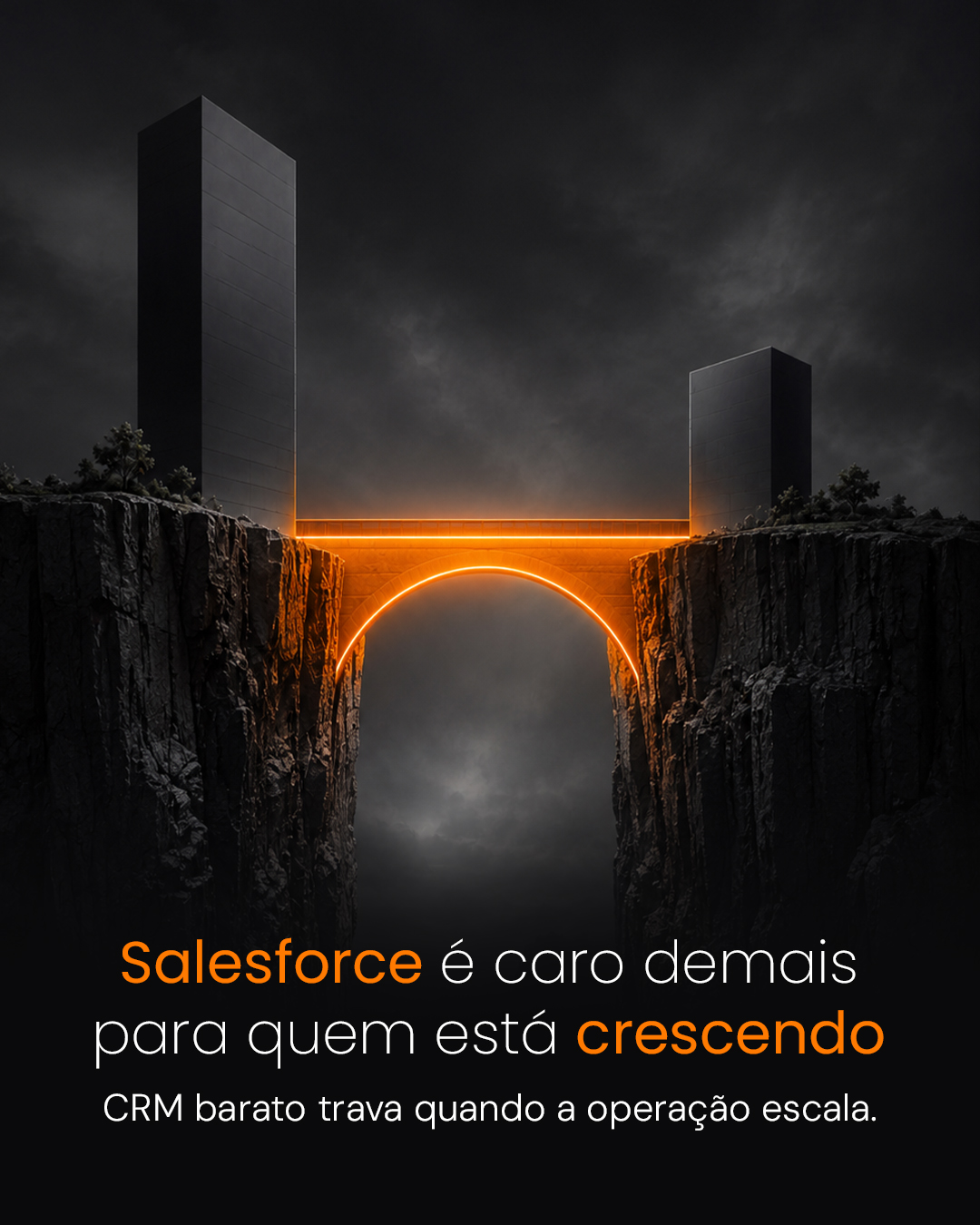 Rvops Facebook ad: Salesforce é caro demais para quem está crescendo…
