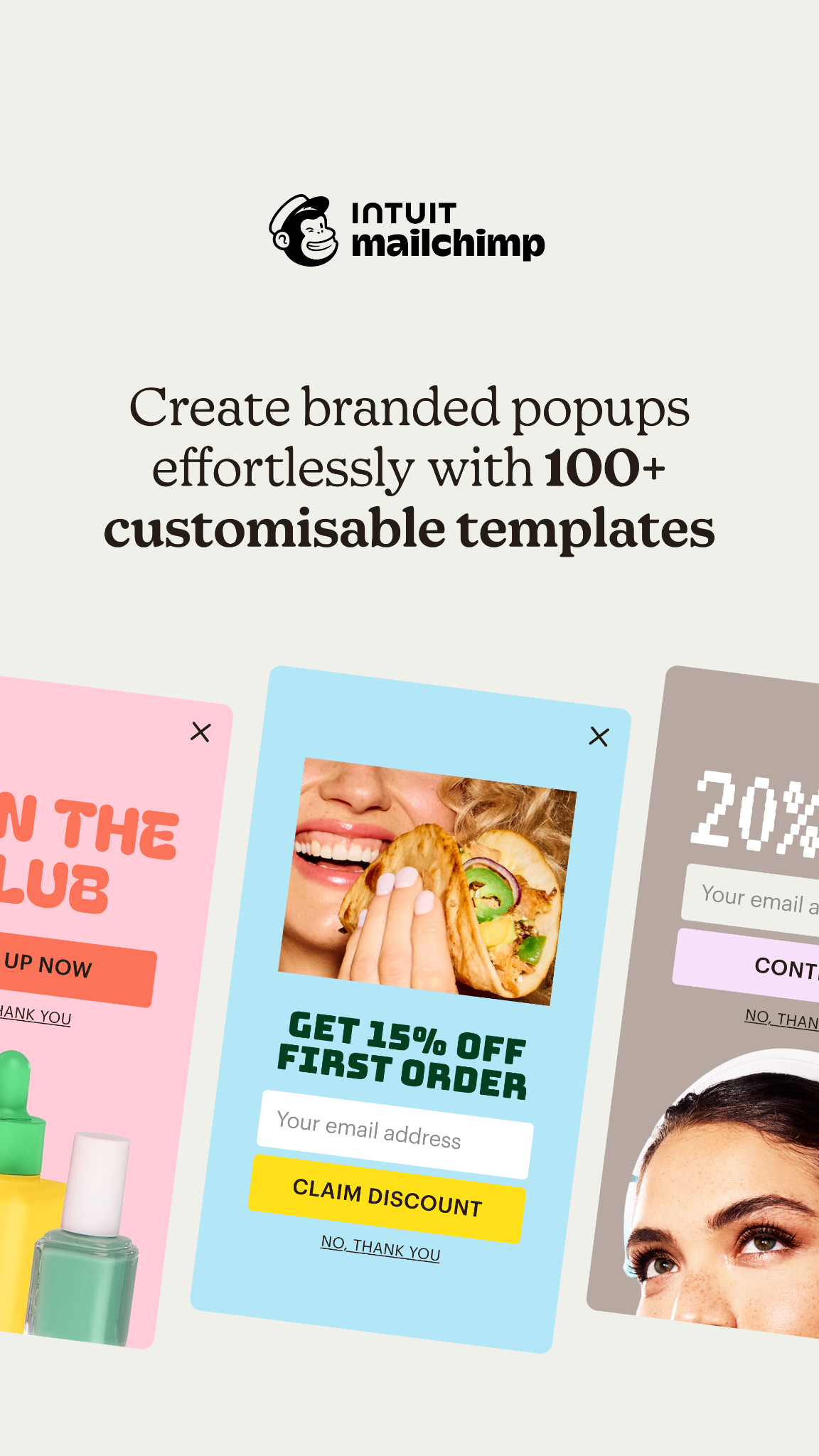 Intuit Mailchimp Facebook ad