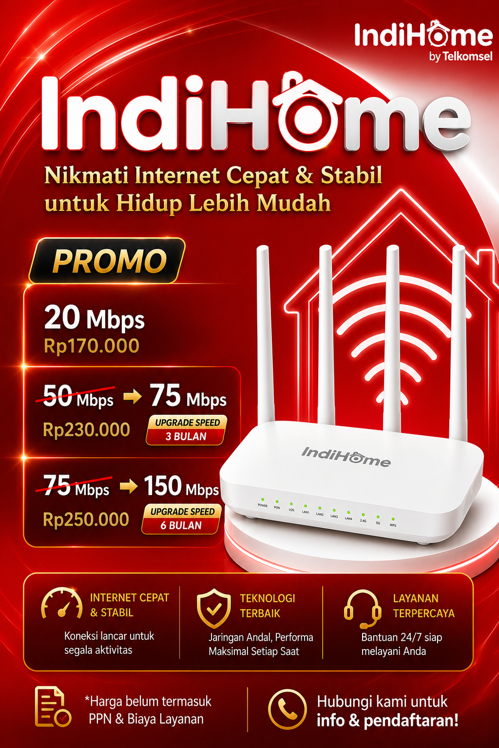 IndiHome Makassar Facebook ad