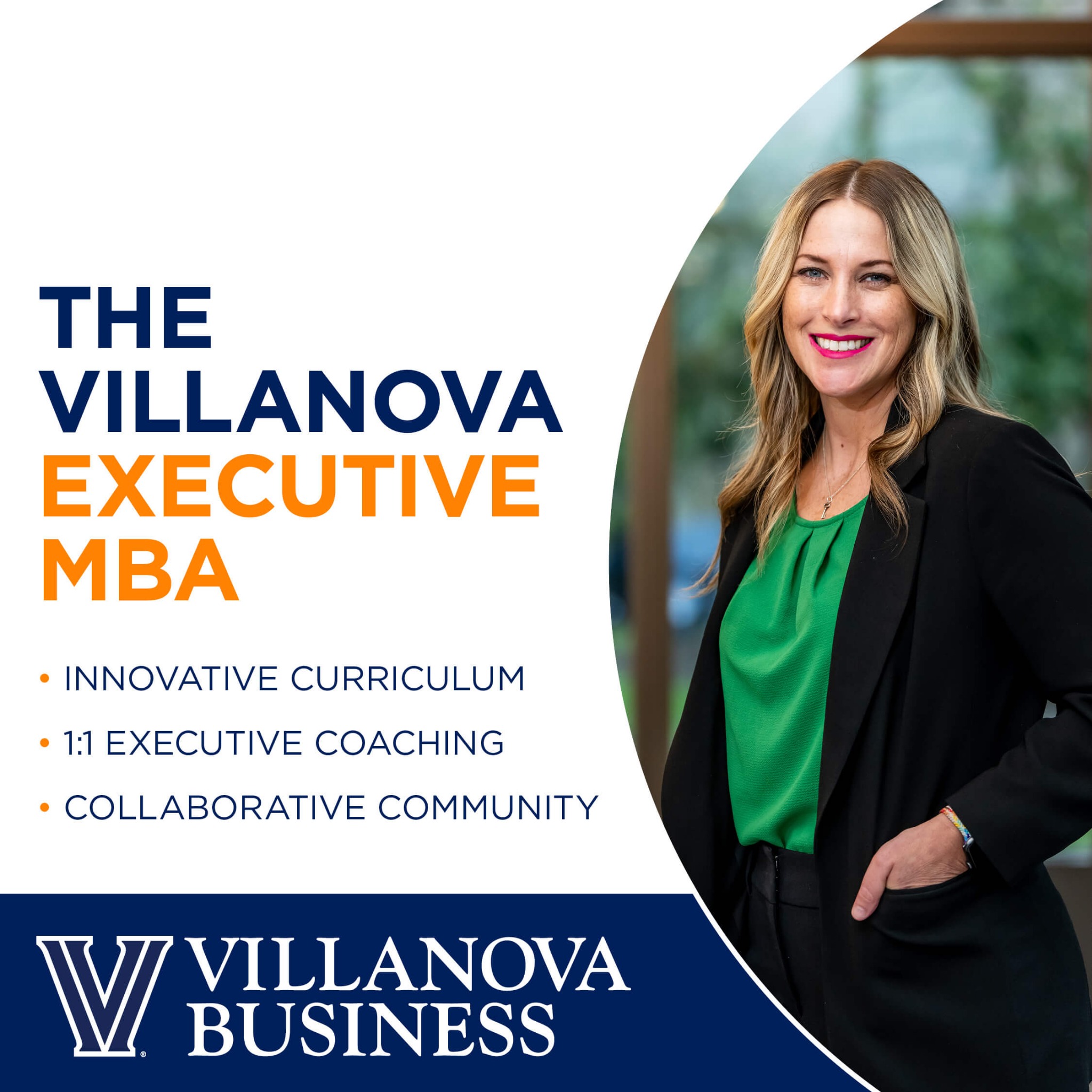 Villanova School of Business Facebook ad