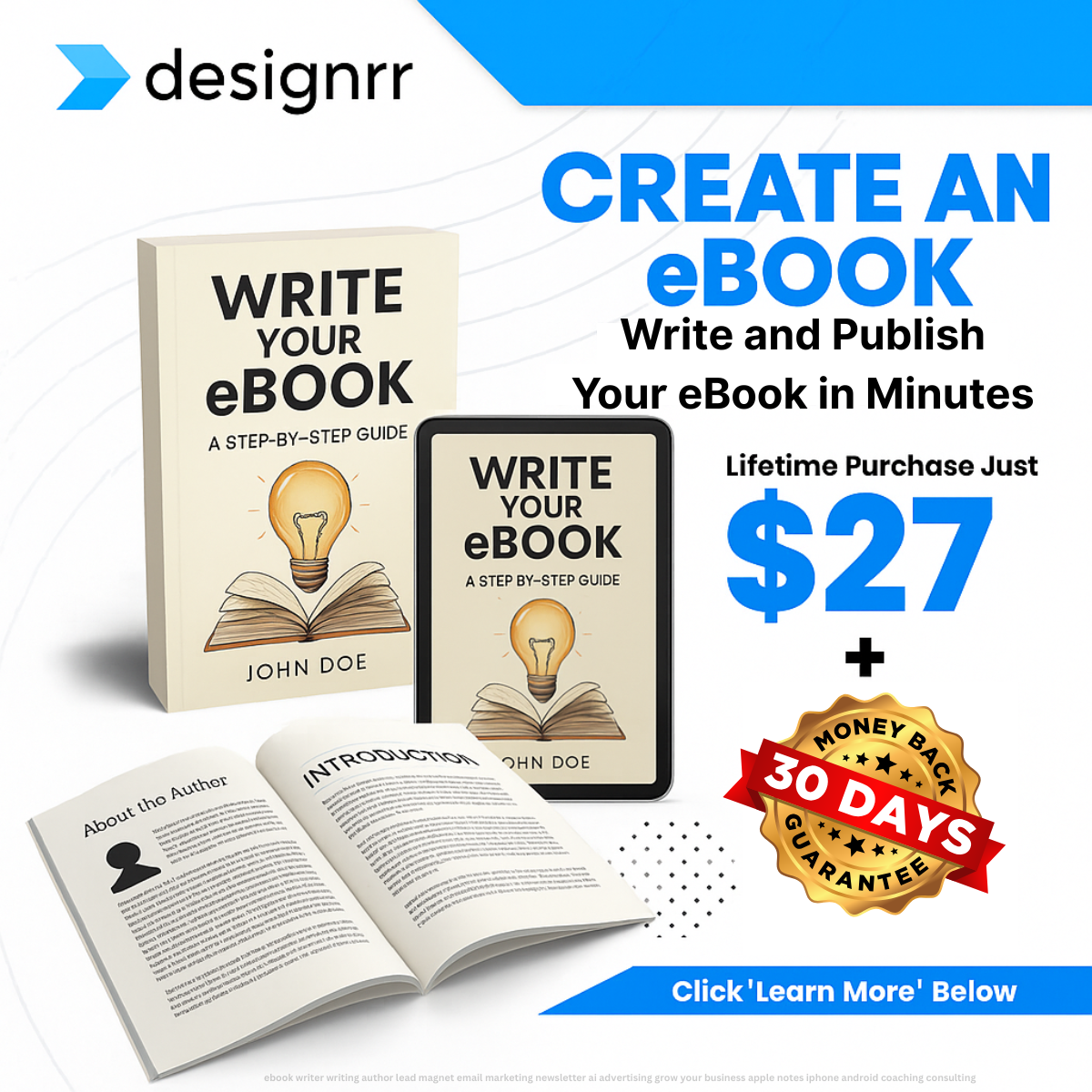 Designrr Facebook ad