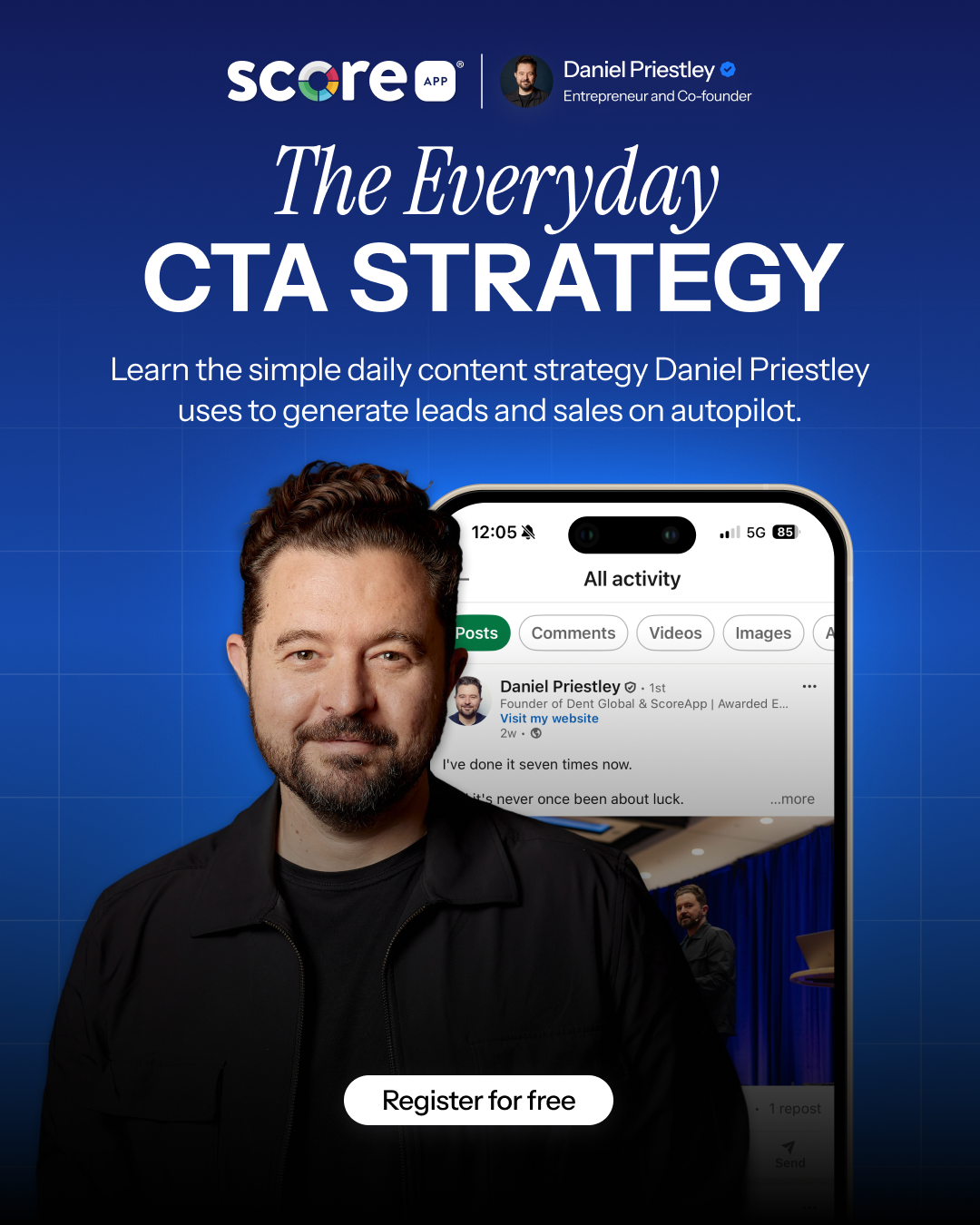 ScoreApp Facebook ad