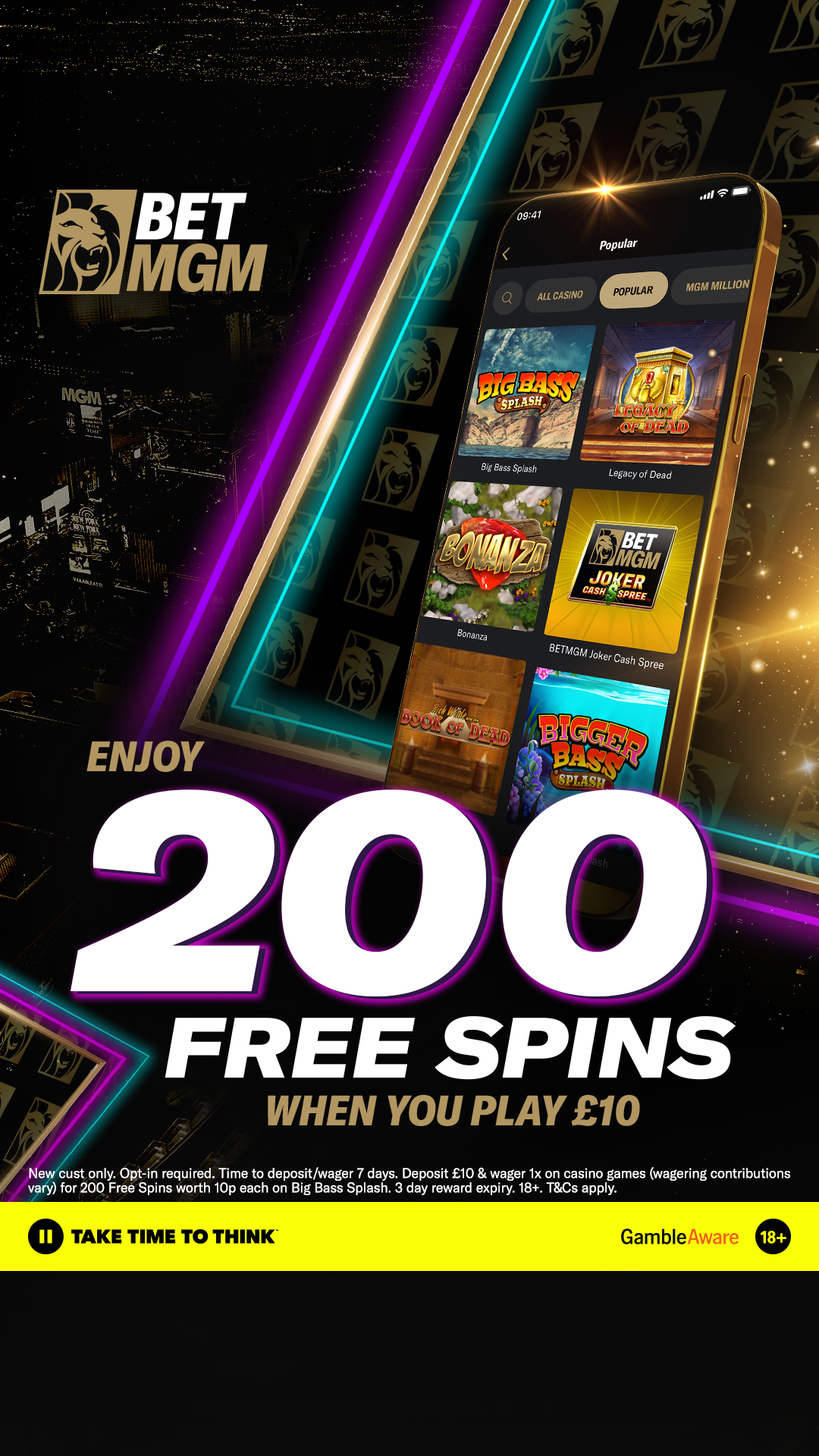 BetMGM UK Facebook ad