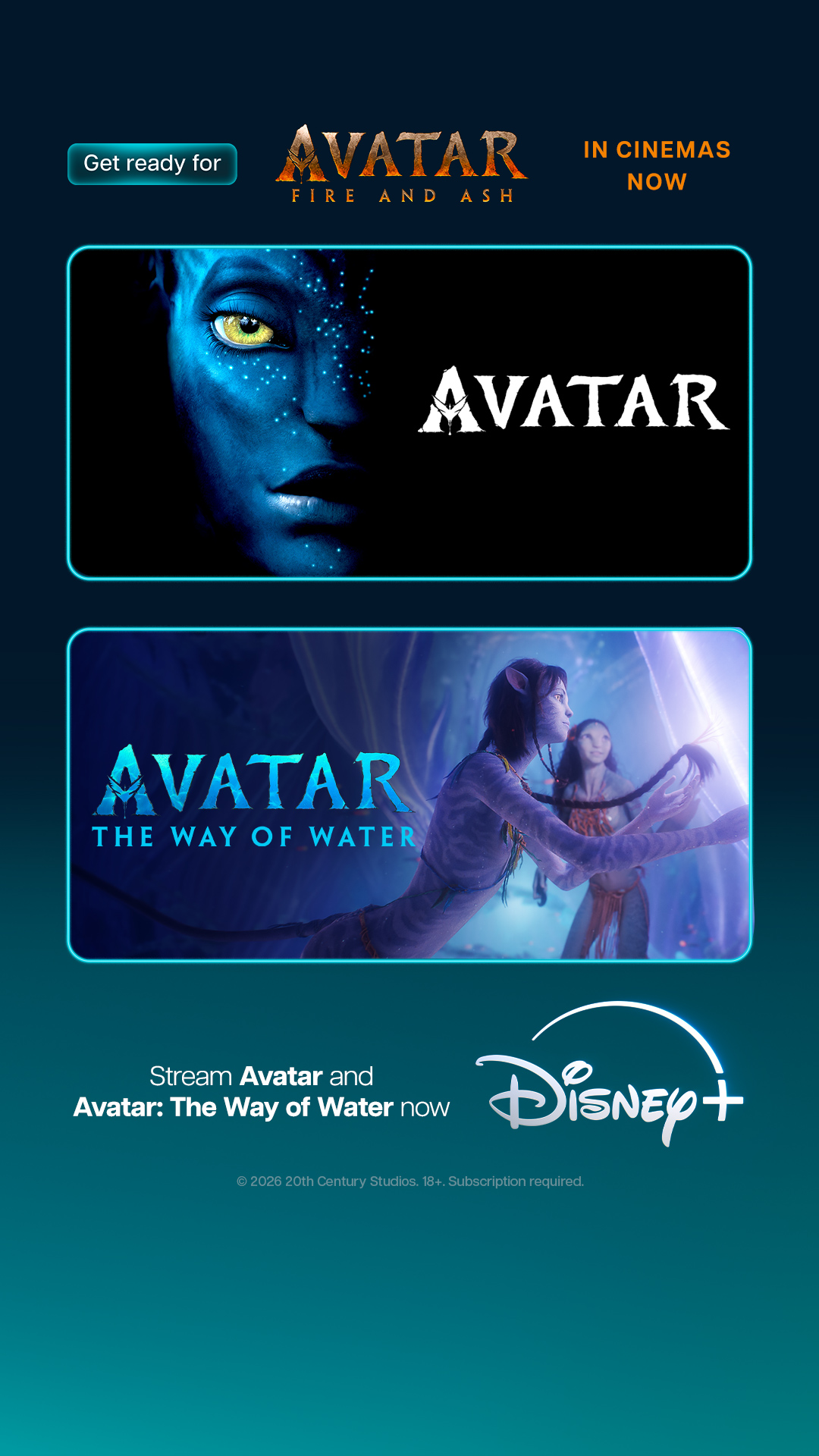 Disney+ Facebook ad