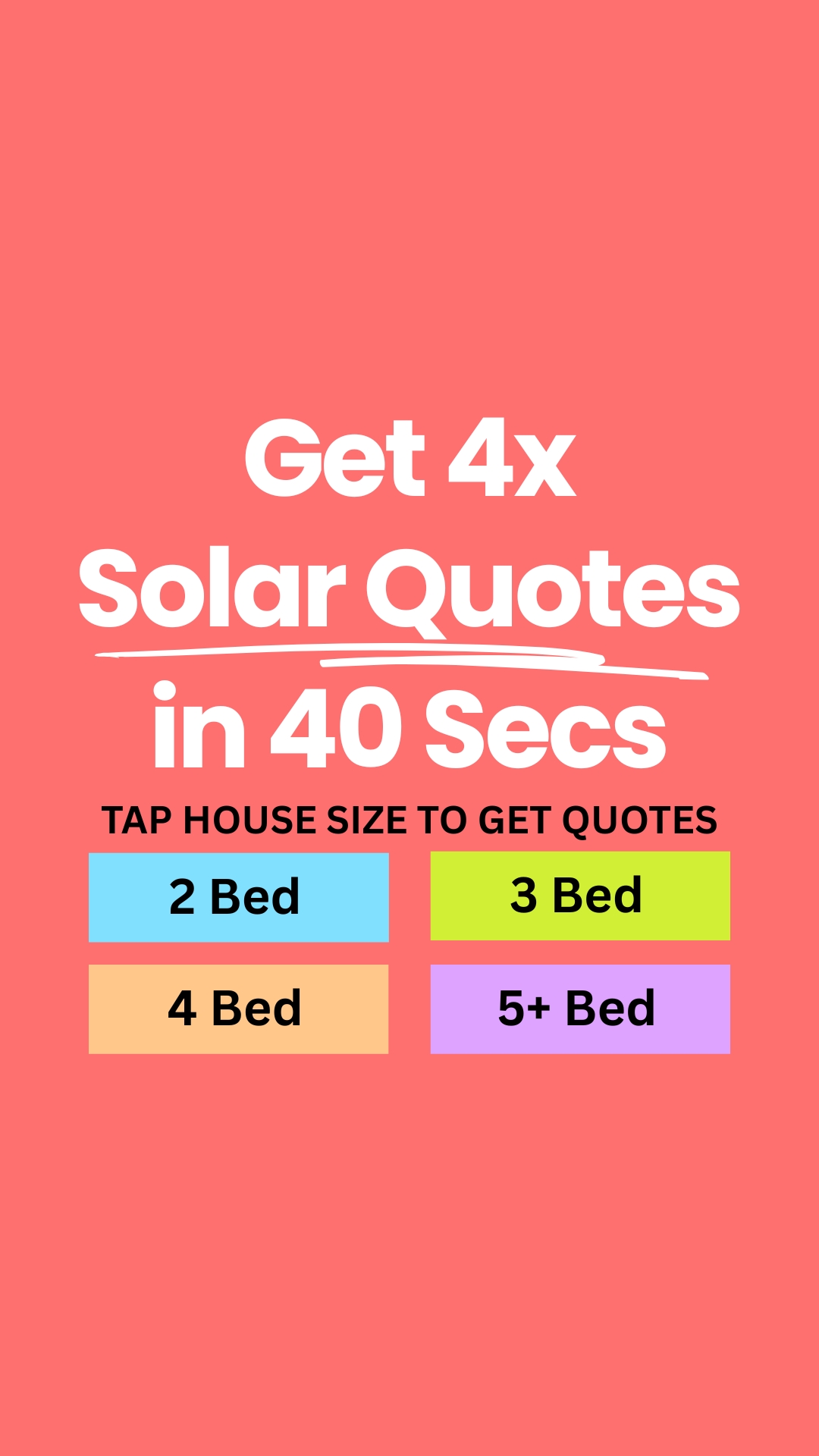 Get Solar Quotes Facebook ad: Save €1000's on Solar