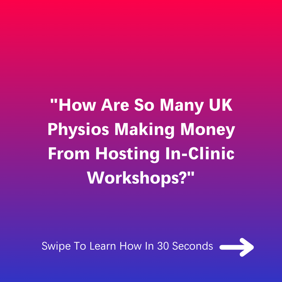 Paul Gough's - Business School For Physical Therapists Facebook ad: If you're a UK physio or private practice…