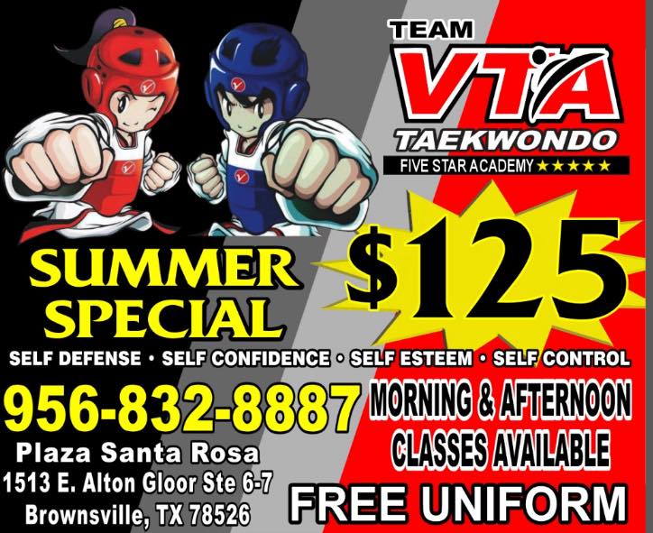 Victory Taekwondo Academy Brownsville, Tx. Facebook ad: TAEKWONDO