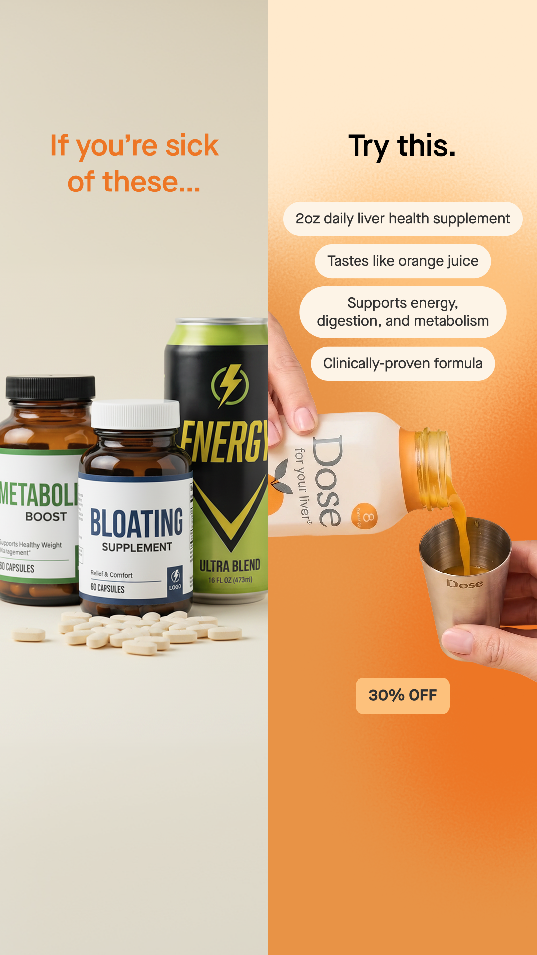 Dose Facebook ad