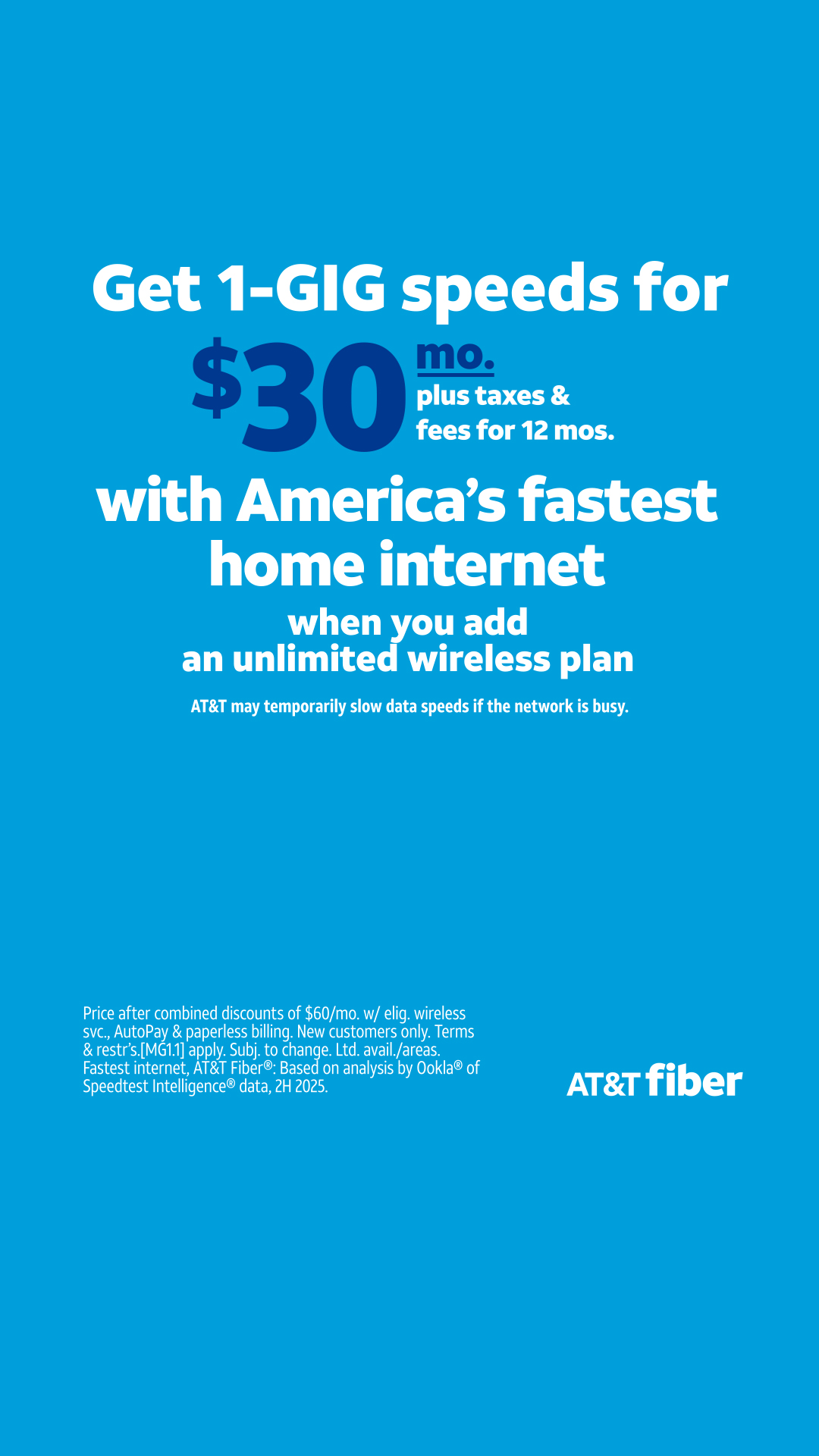 AT&T Facebook ad