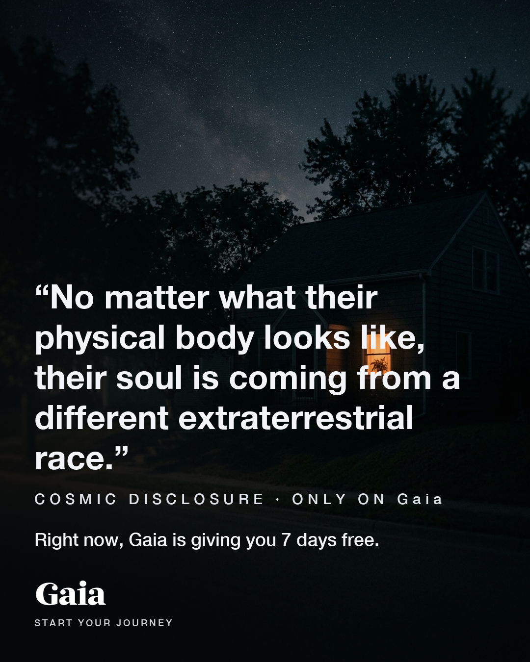 Gaia Facebook ad