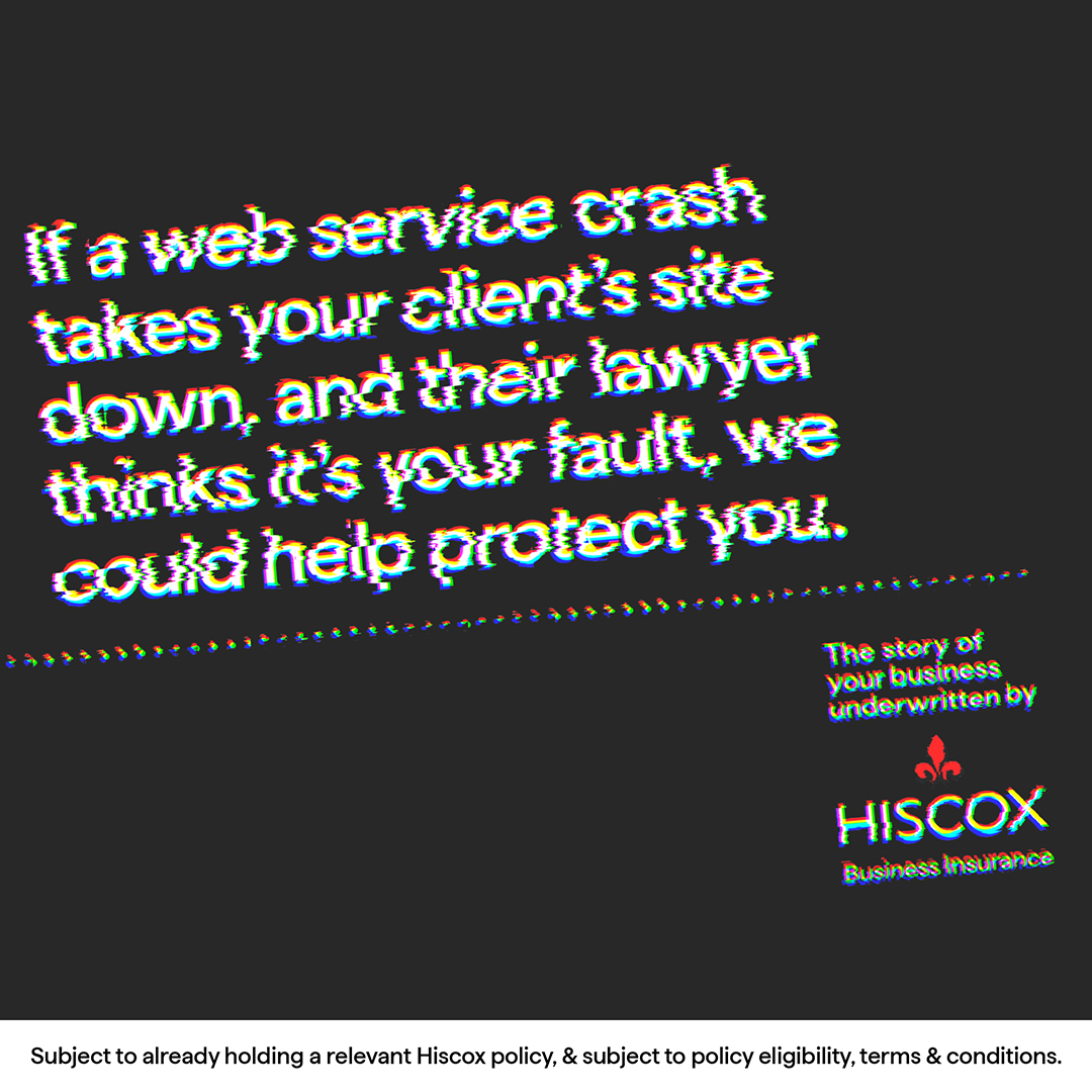 Hiscox UK Facebook ad: Get a quote today.