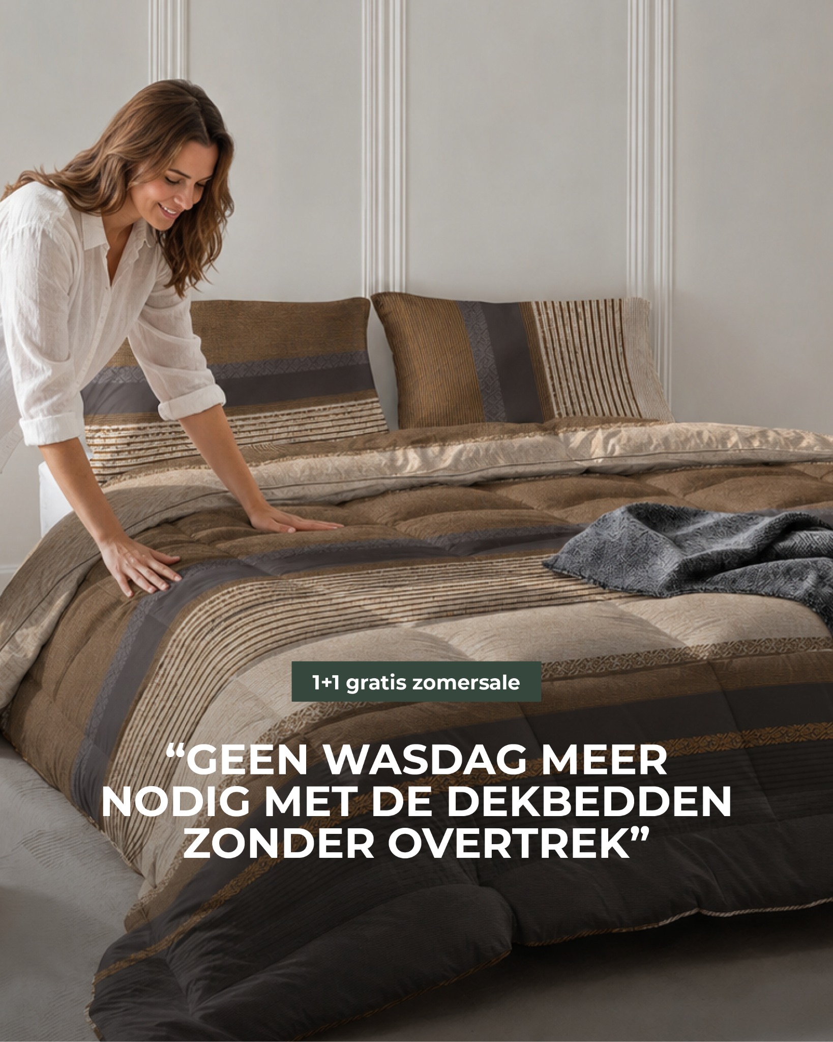Valking Beddengoed Facebook ad: 1+1 GRATIS ZOMERSALE!