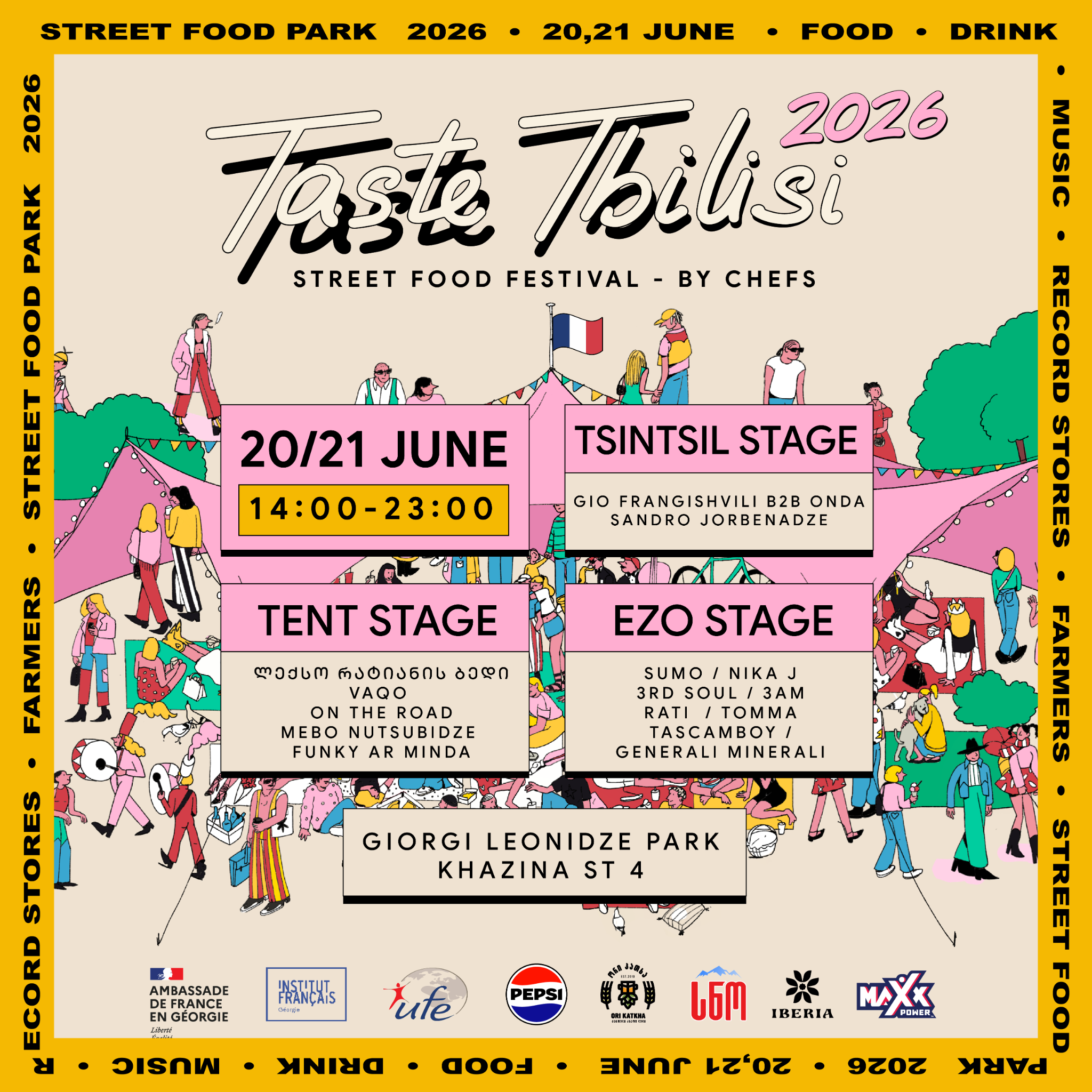 Taste Tbilisi • გაუსინჯე თბილისს გემო Facebook ad: Street Food Festival by Chefs 2026