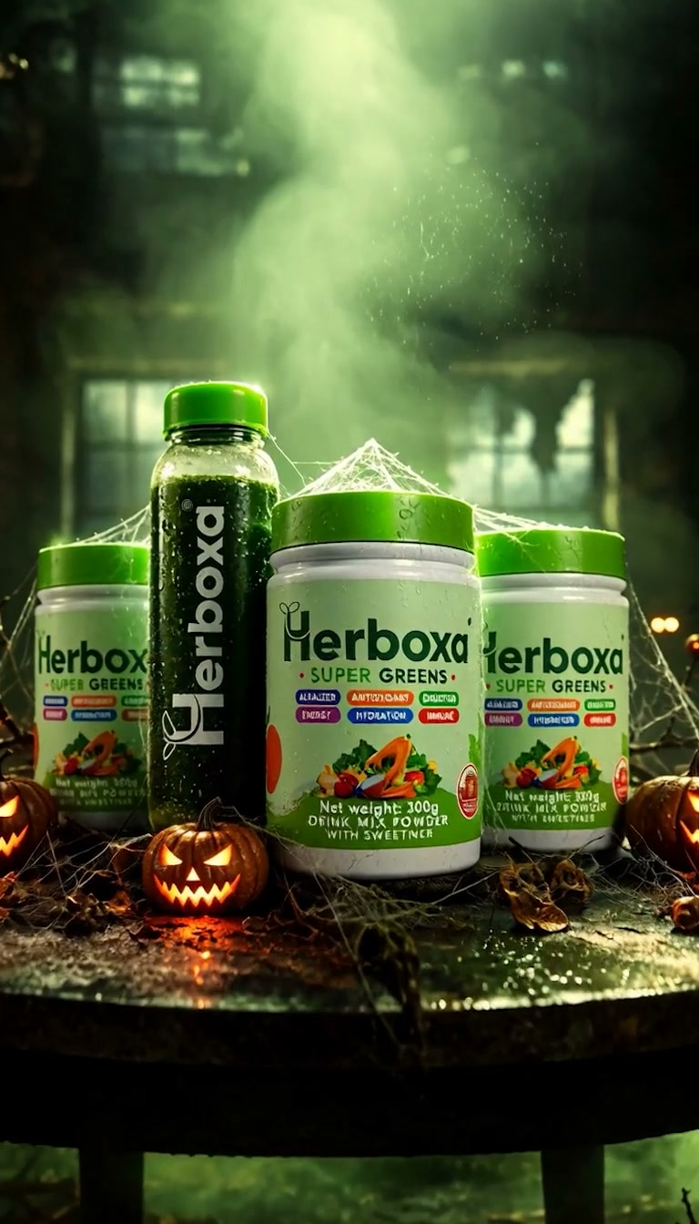 Herboxa Facebook ad: 25% NUOLAIDA su HALLOWEEN25.
