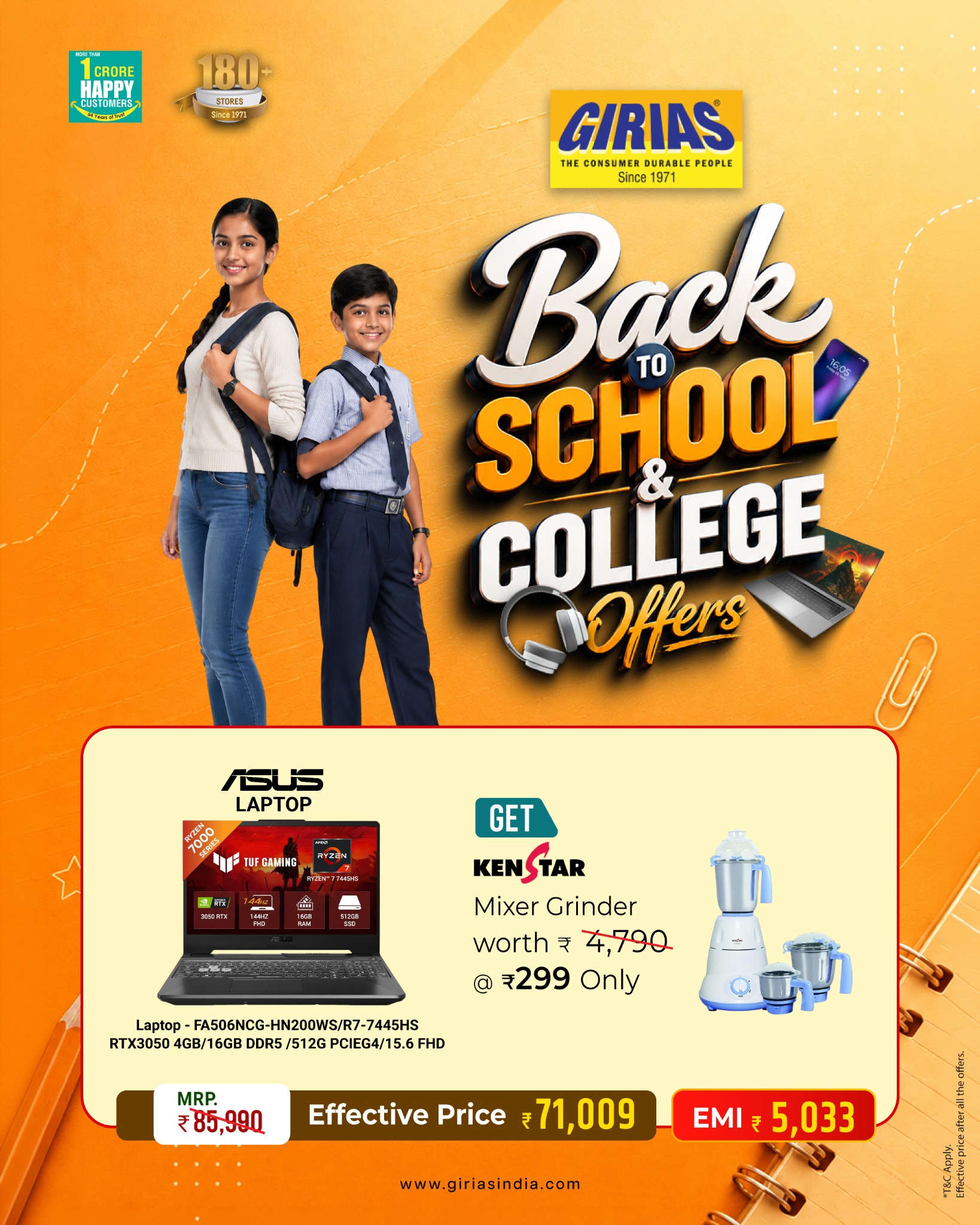 Girias India Facebook ad