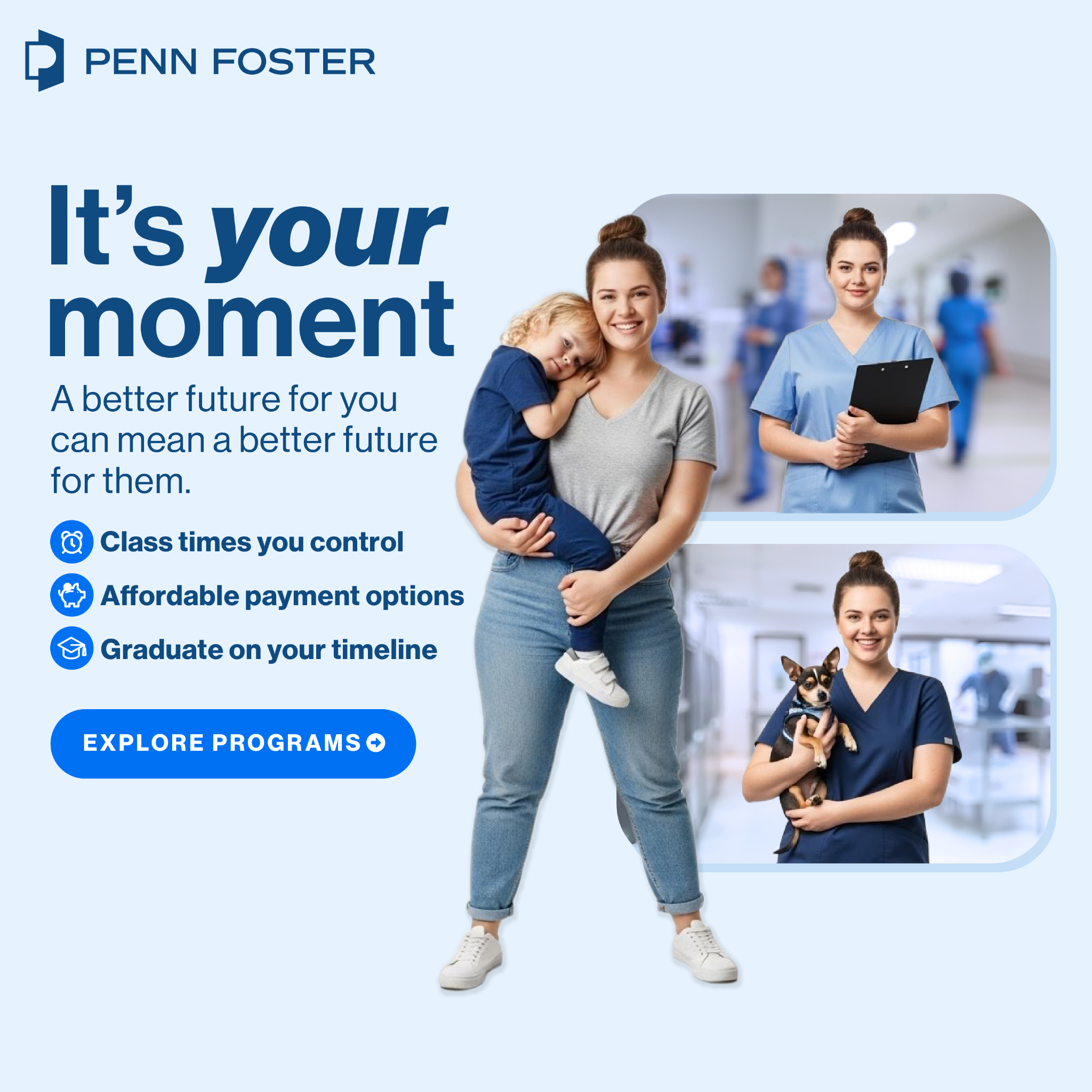 Penn Foster Facebook ad