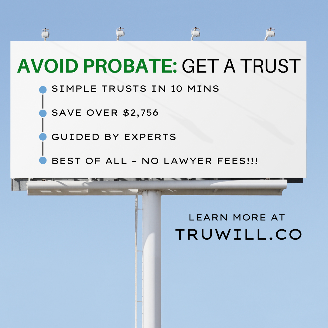 TruWill Facebook ad from Oct 23, 2025