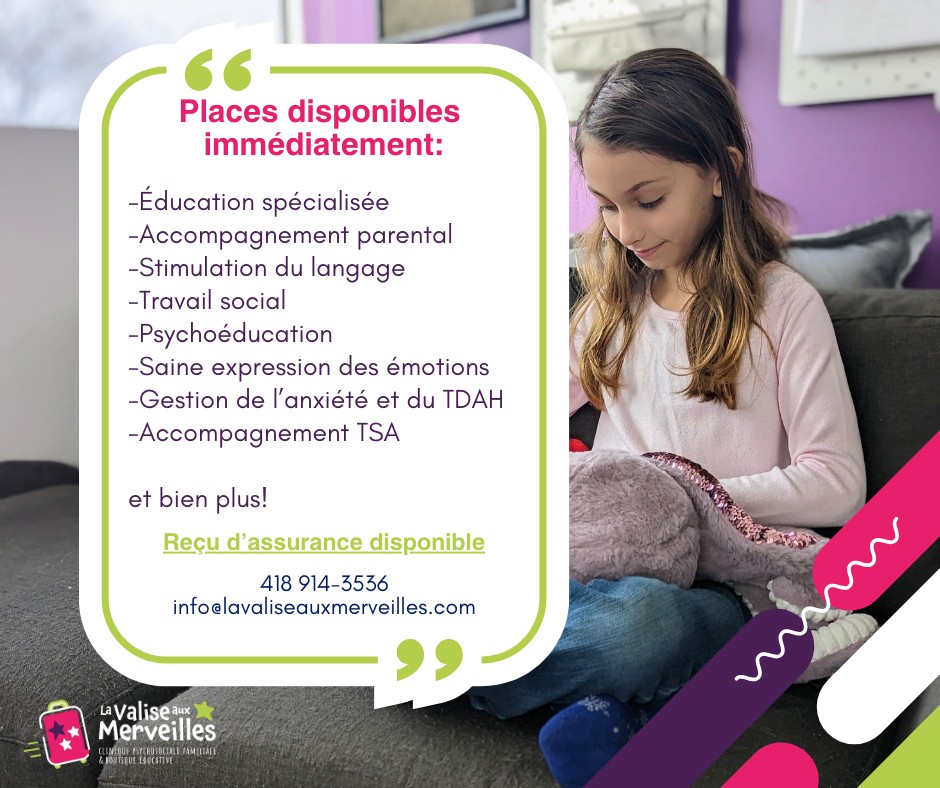 La Valise aux Merveilles Facebook ad: La Valise aux Merveilles, clinique psychosociale familiale…