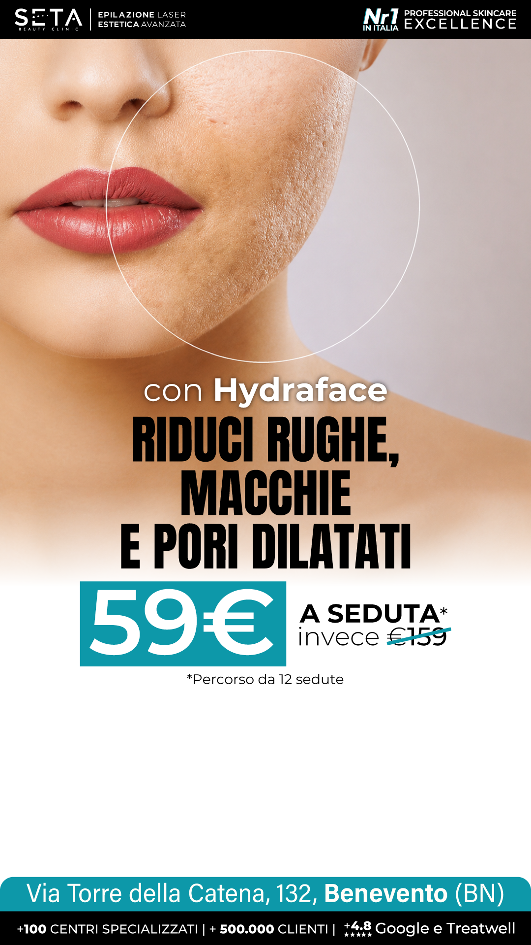 Seta Beauty Benevento Facebook ad from May 28, 2026