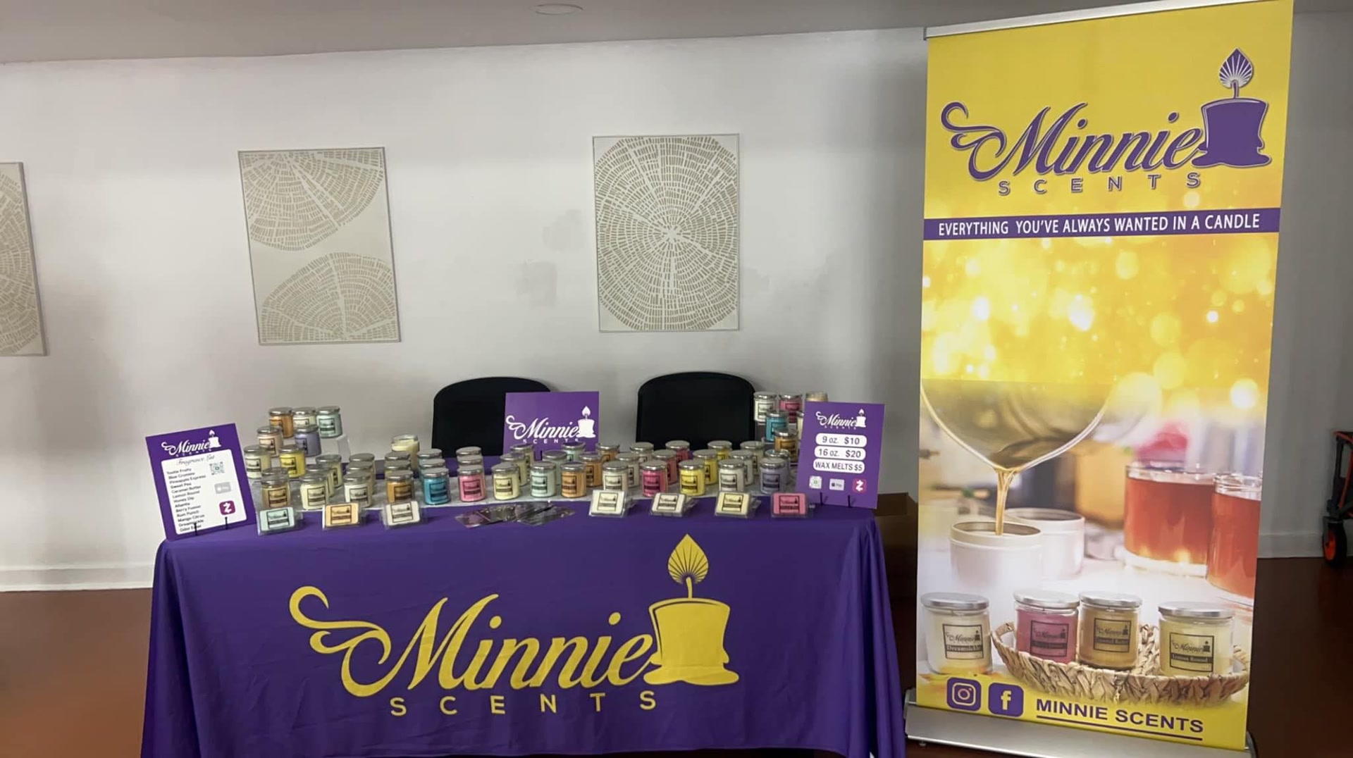 Minnie Scents Facebook ad: Minnie Scent candles are handmade candles handcrafted with…