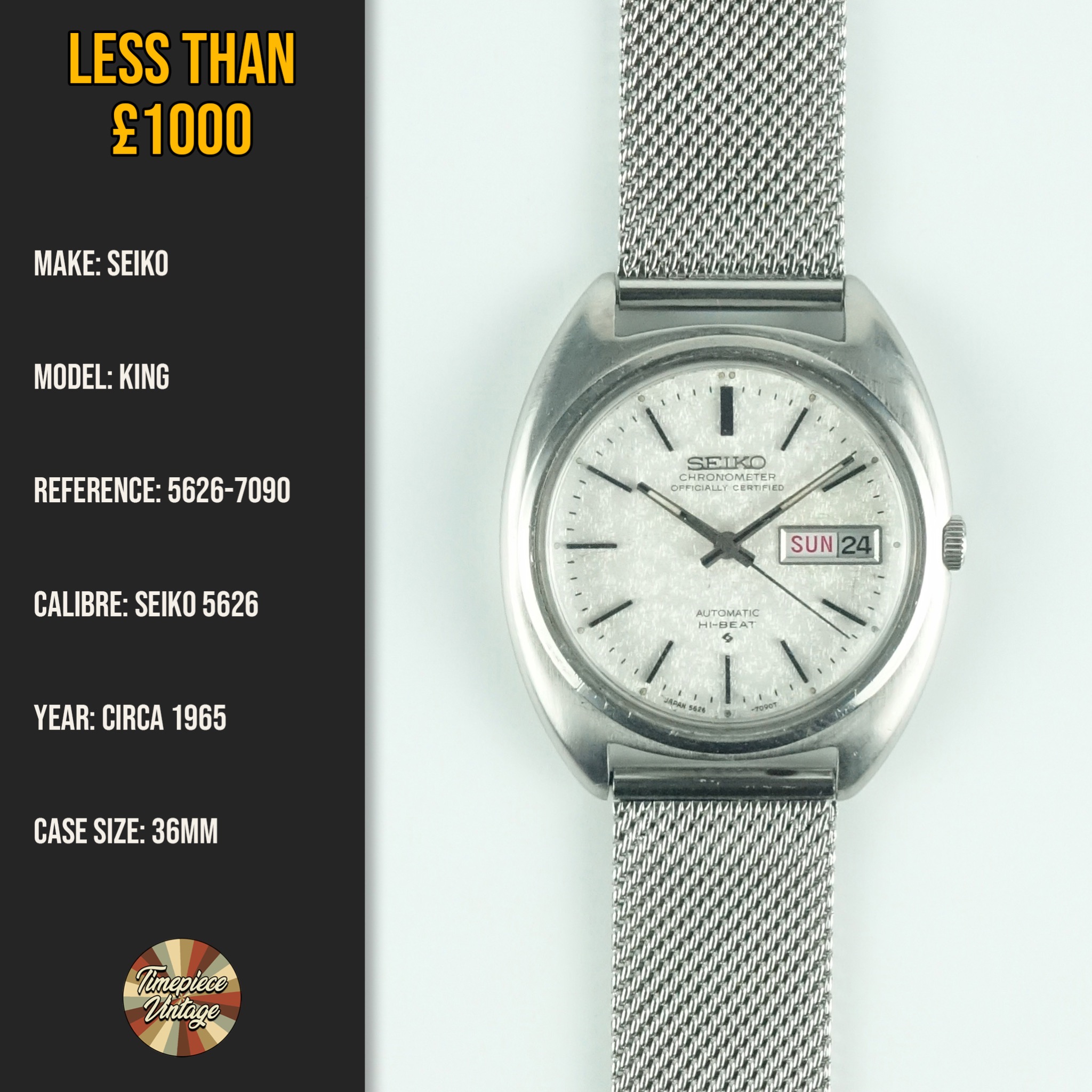 Timepiece Vintage Facebook ad