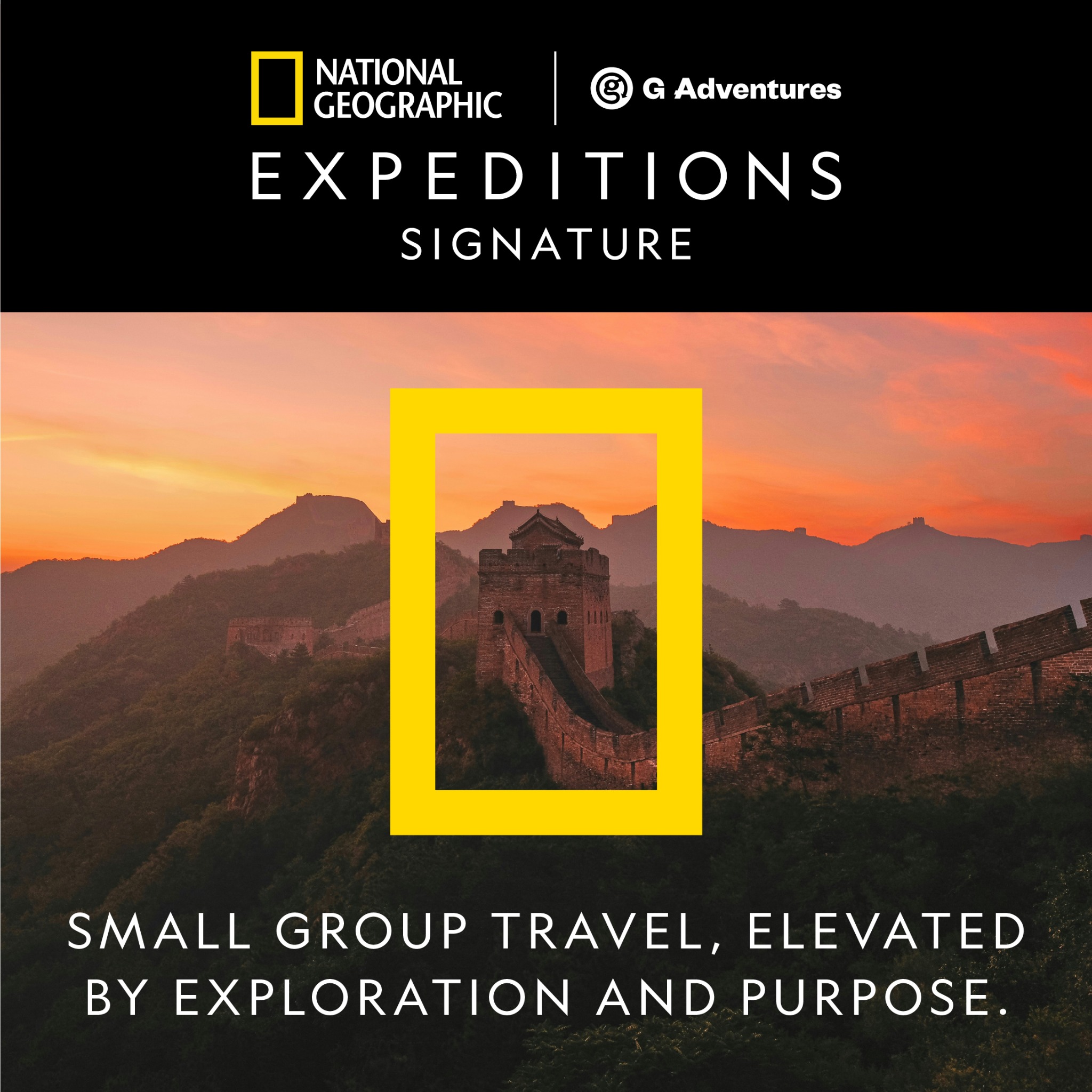 G Adventures Facebook ad