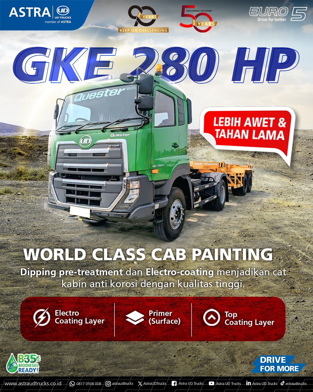 Astra UD Trucks Facebook ad: Hallo UD Truckers