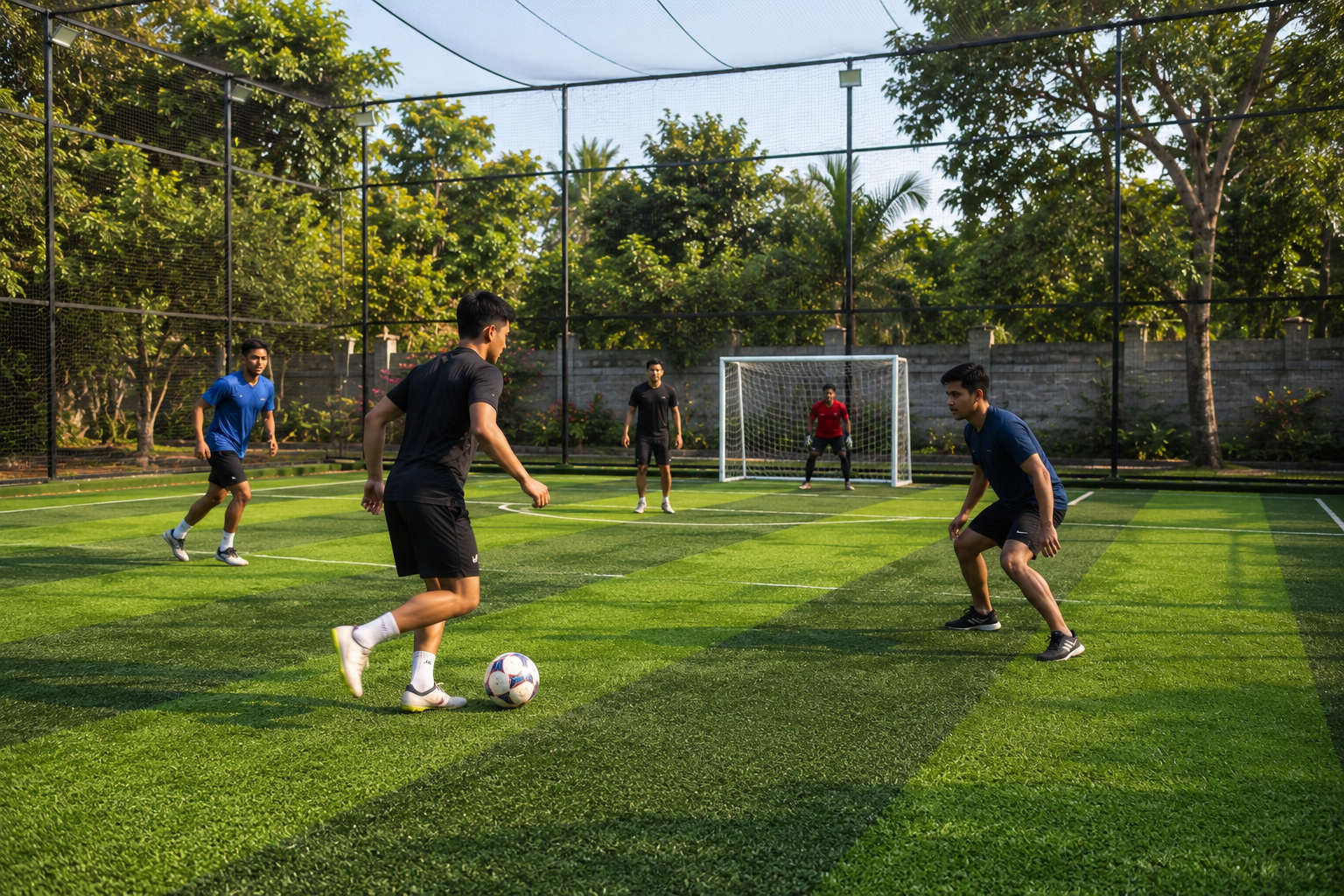 The sports yard Facebook ad: Play by the Beach.
