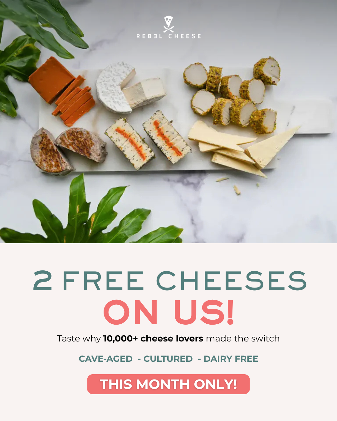 Rebel Cheese Facebook ad